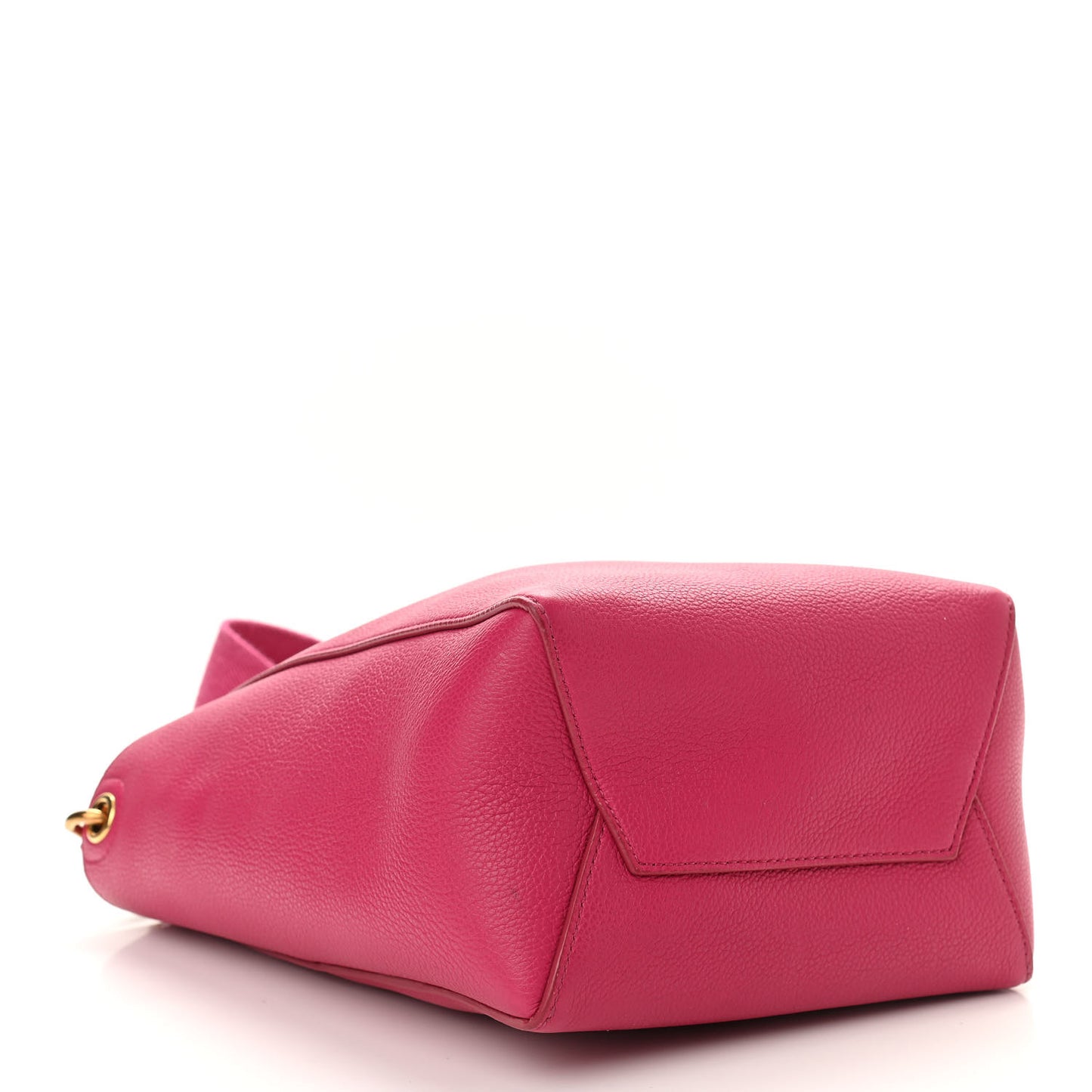 Soft Grained Calfskin Small Sangle Bucket Bag Pink