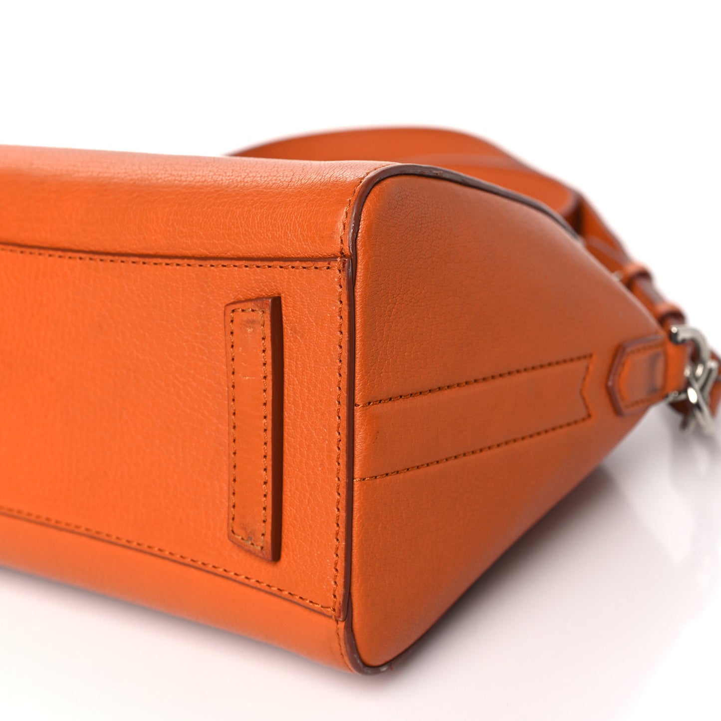 Sugar Goatskin Mini Antigona Rust
