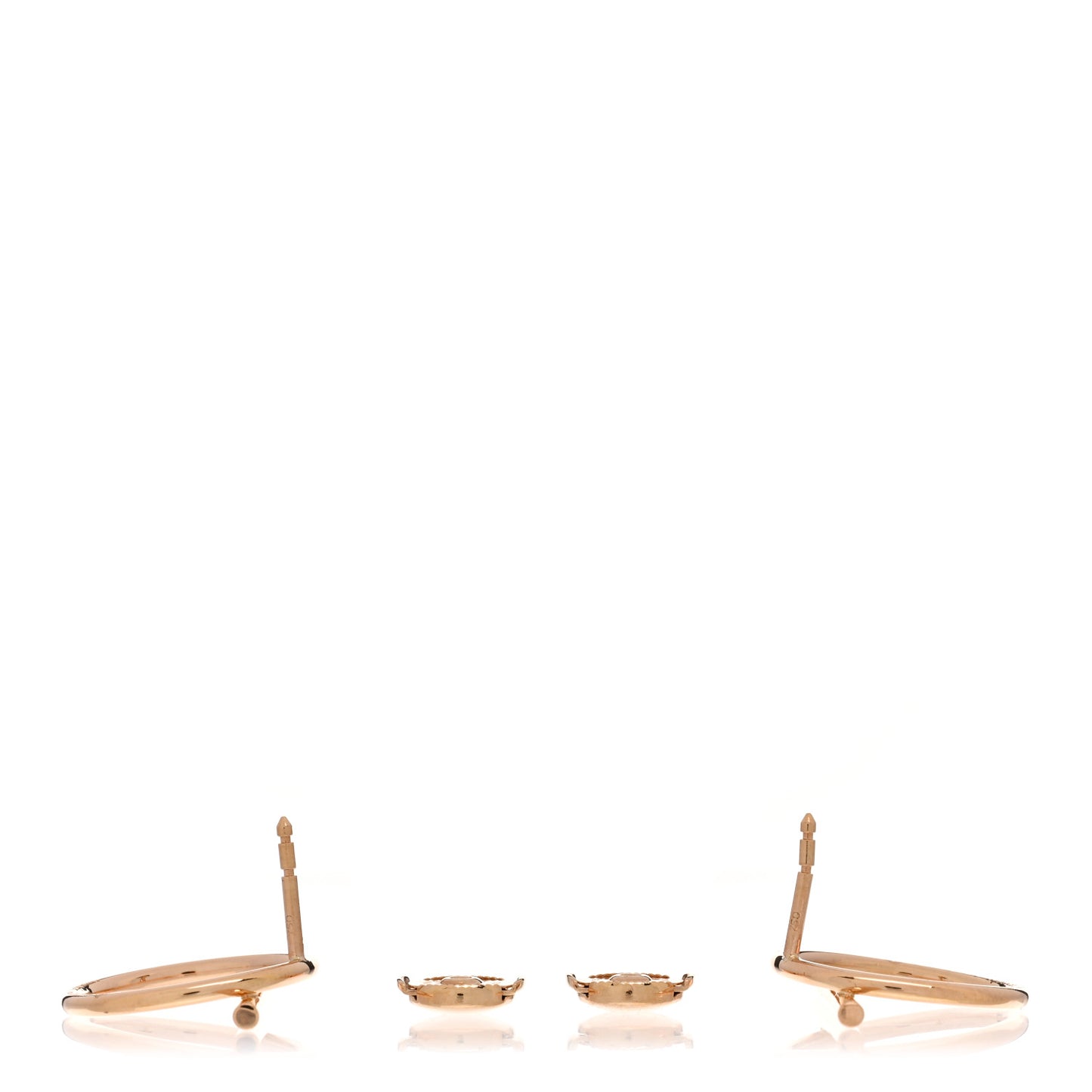 18K Rose Gold MM Echappee Earrings