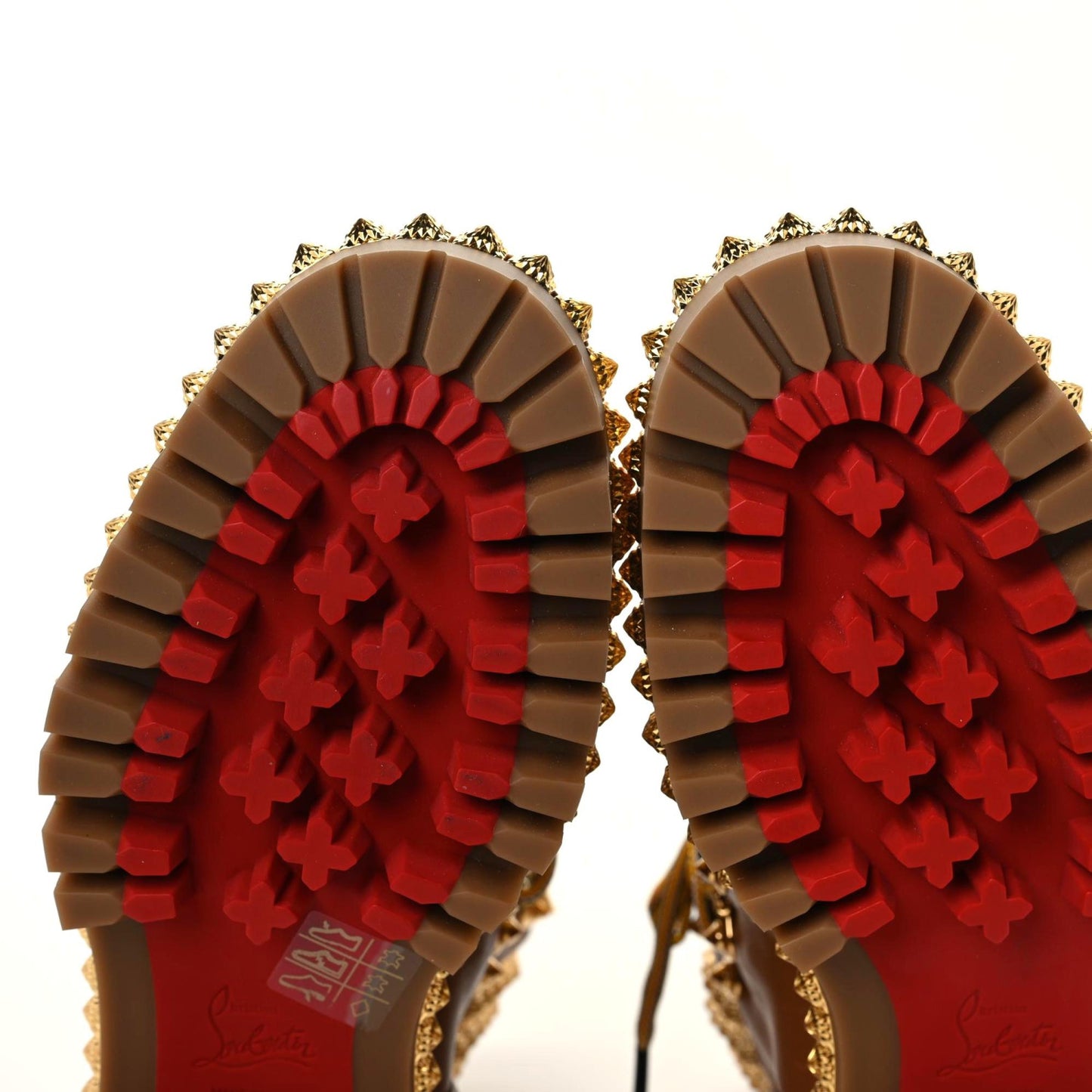 Calfskin Studded Shearling Yeti Donna Boots 36 Natural