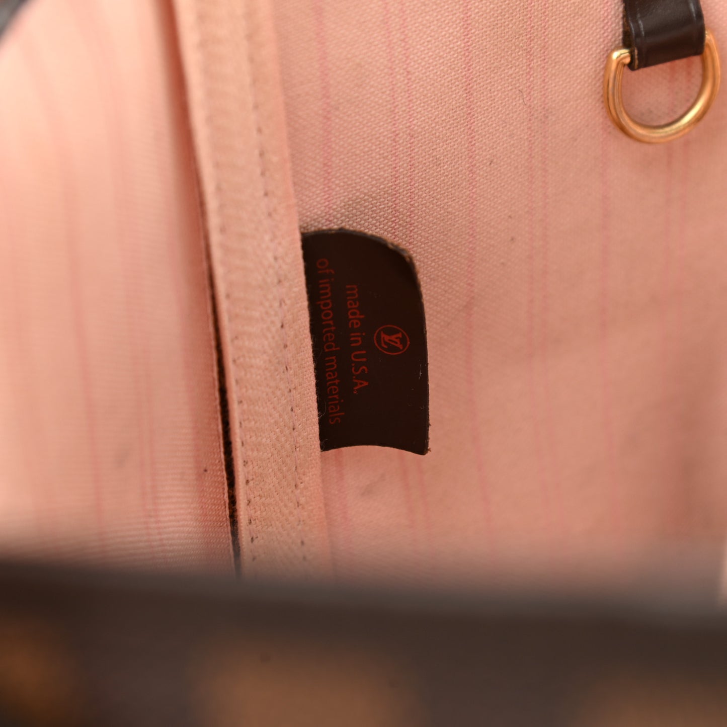 Damier Ebene Neo Neverfull MM Rose Ballerine