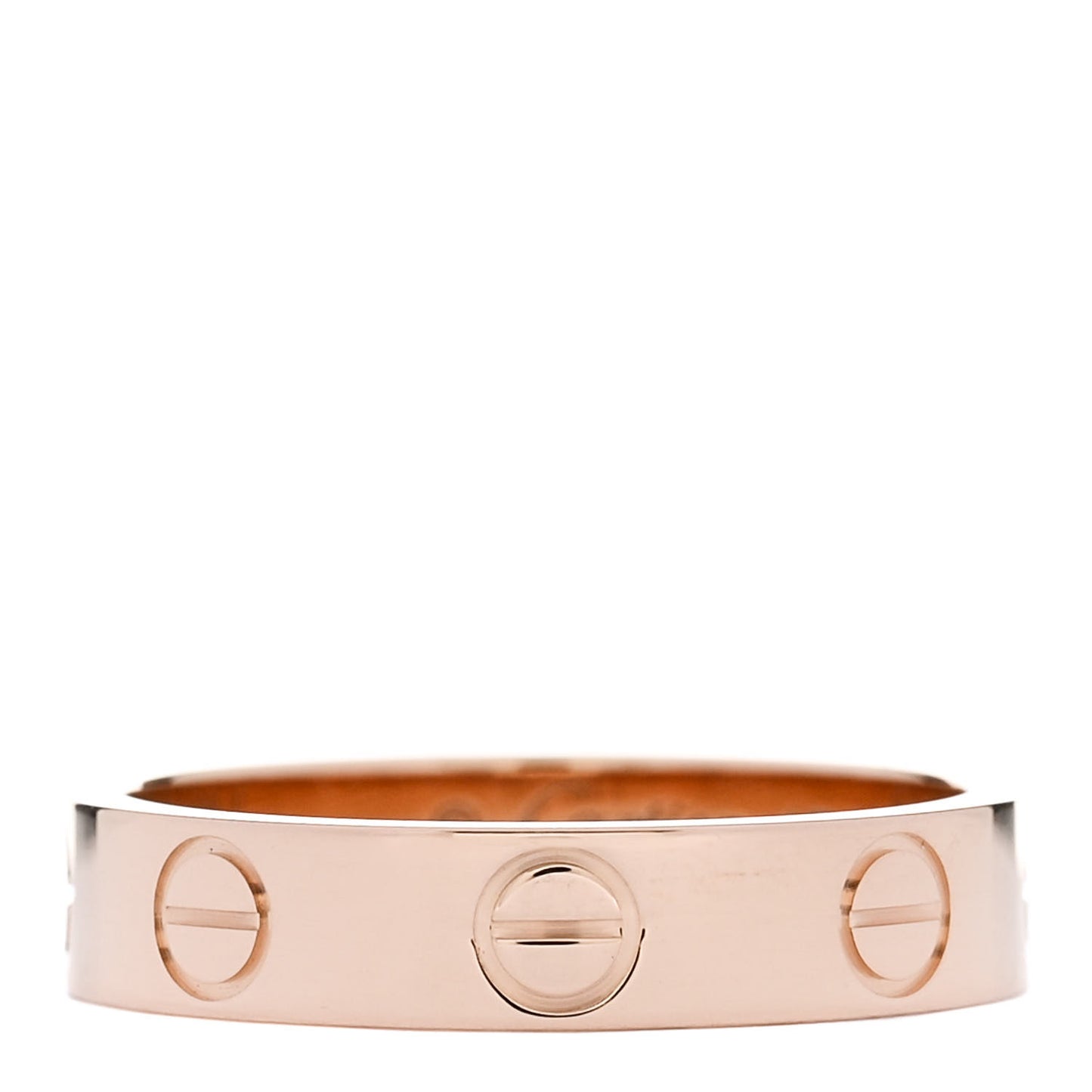 18K Pink Gold 3.5mm LOVE Wedding Band Ring 47 4