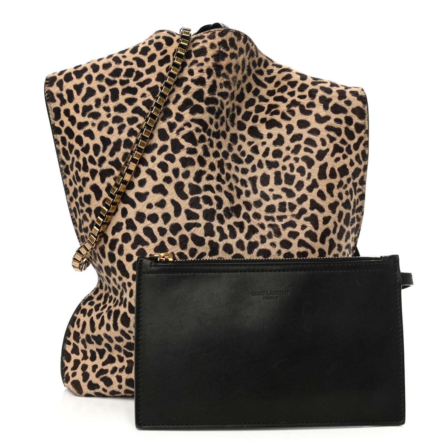 Pony Effect Calfskin Giraffe Print Small Suzanne Hobo Natural
