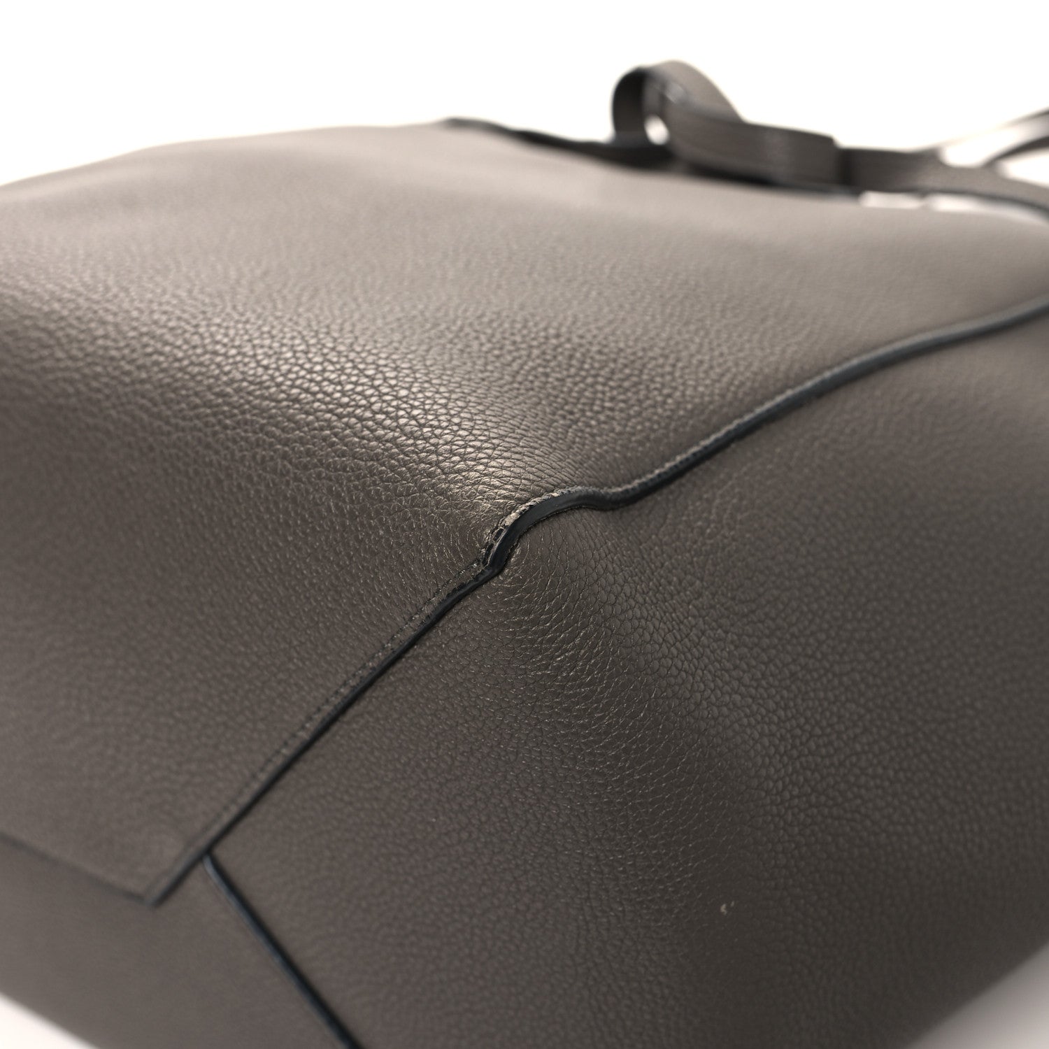 Celine Soft Grained Calfskin Small Belt Cabas Phantom Medium Grey 10 of 13