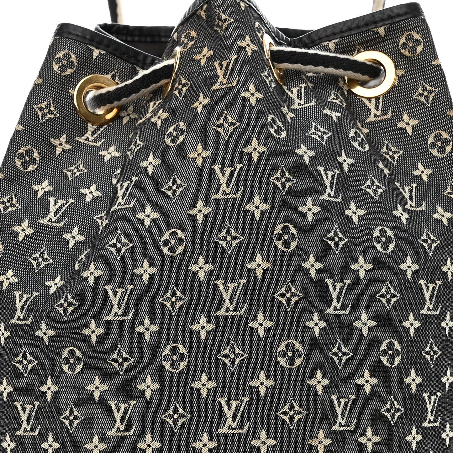 Mini Lin Monogram Betsy Backpack Black
