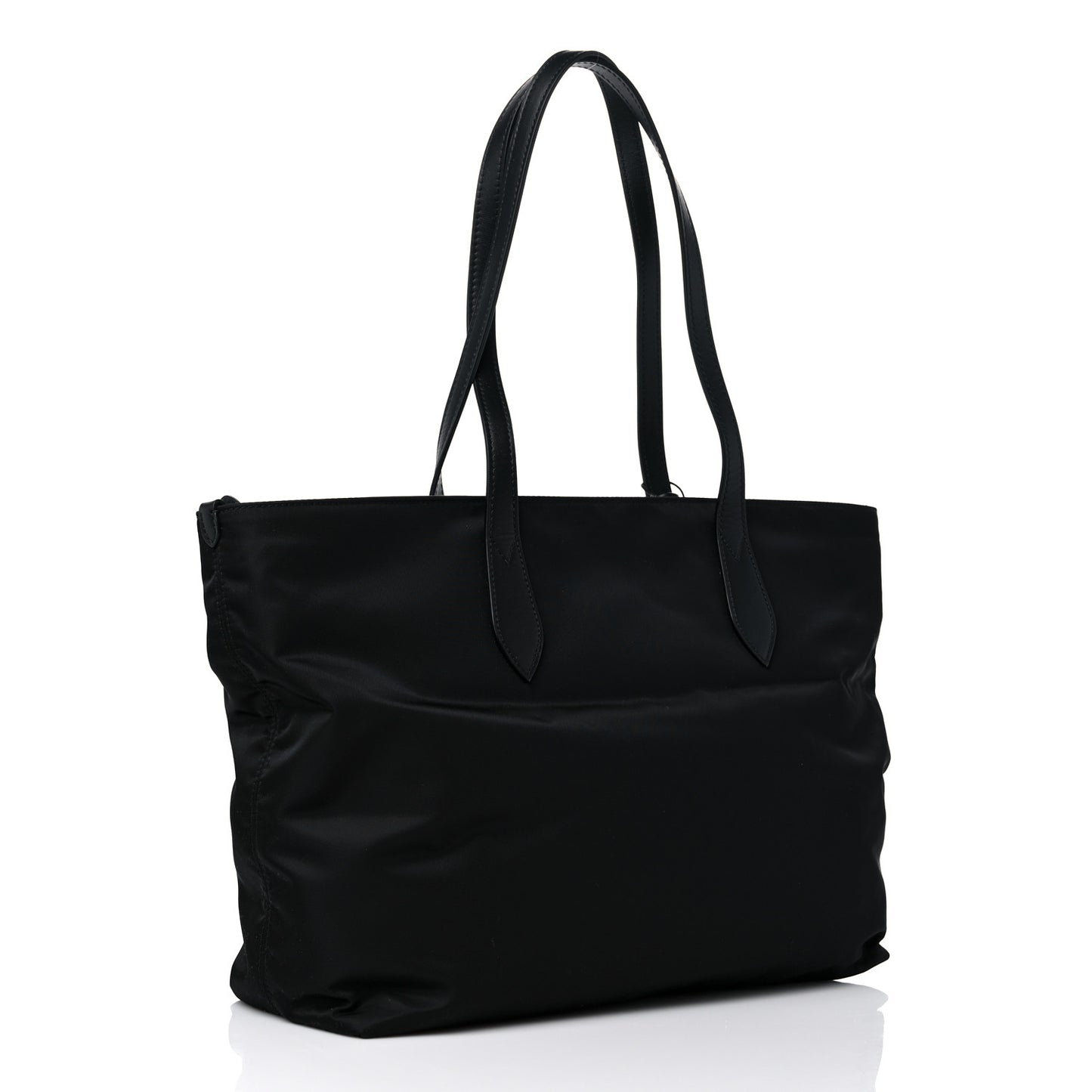 Nylon Logo Tote Bag Black