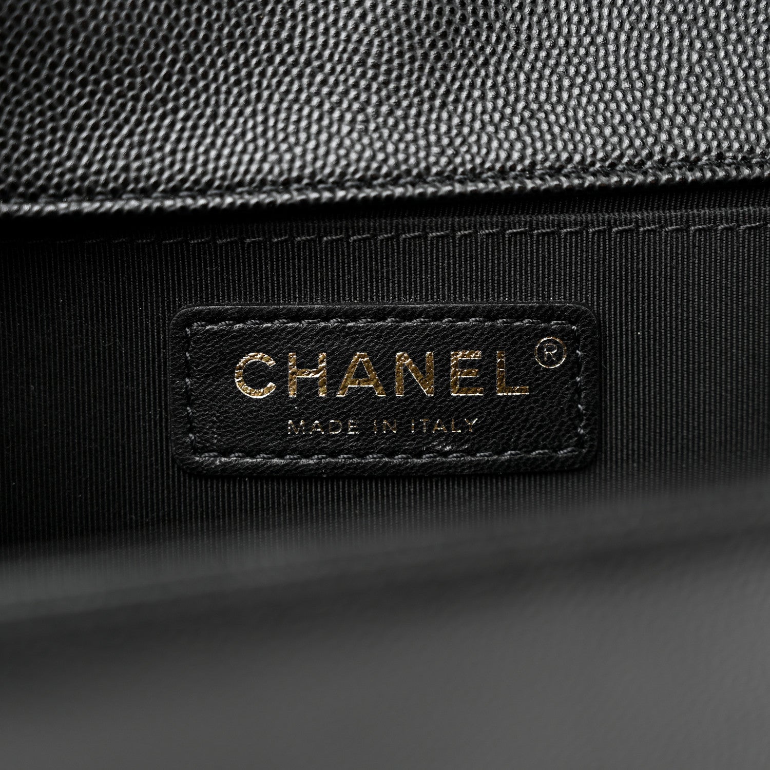 Chanel Caviar Quilted Medium Boy Flap Black 6 of 11