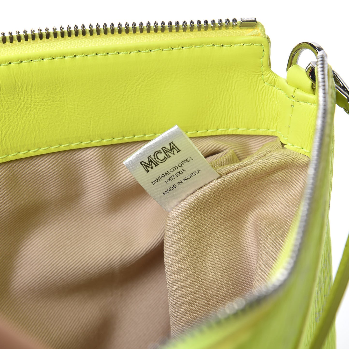 Iridescent PVC Shopper Tote Neon Pink Hologram