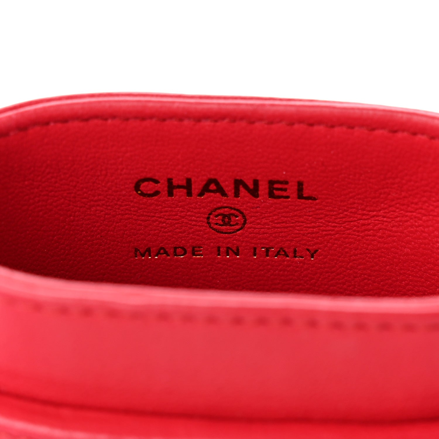 Chanel Lambskin Chain Around Phone Holder Red 6 of 8