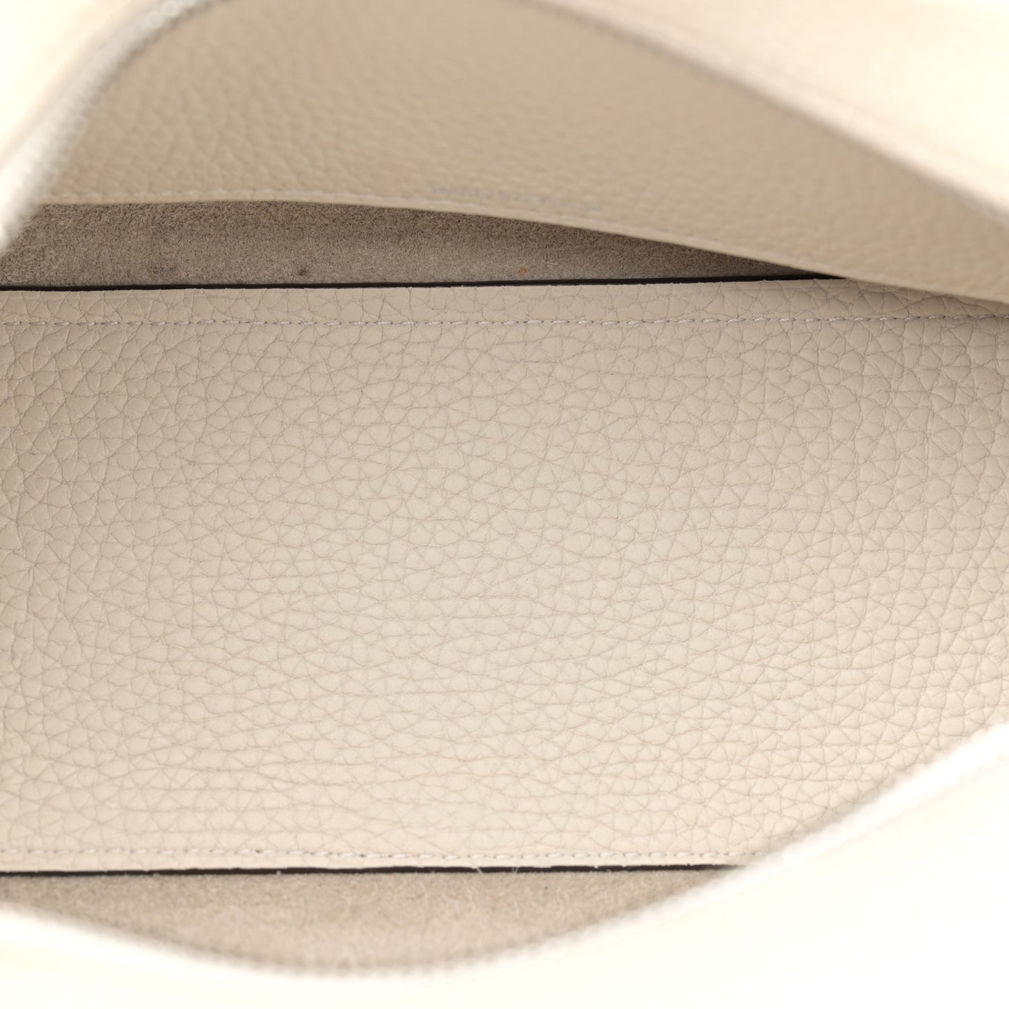 Taurillon Soft Mini Cool Box Satchel Ivory