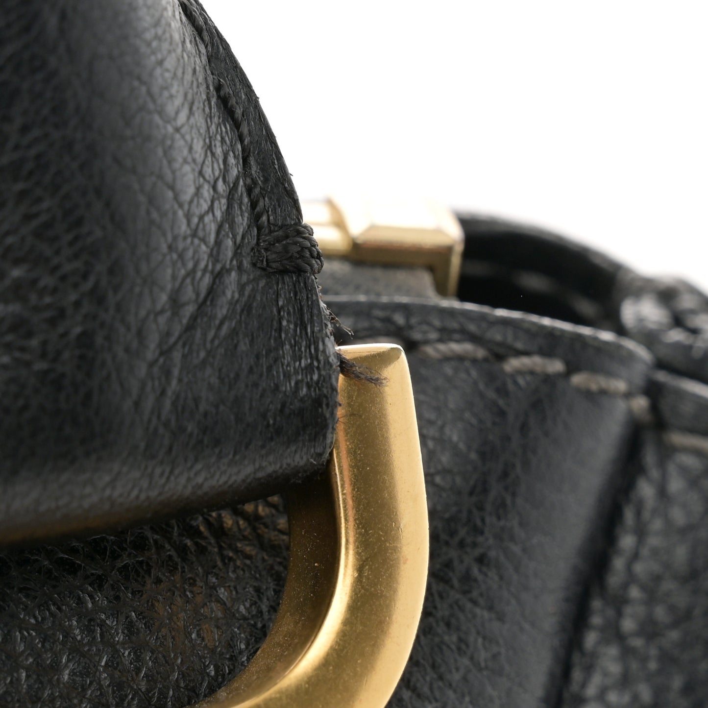 Calfskin Medium Marcie Satchel Black