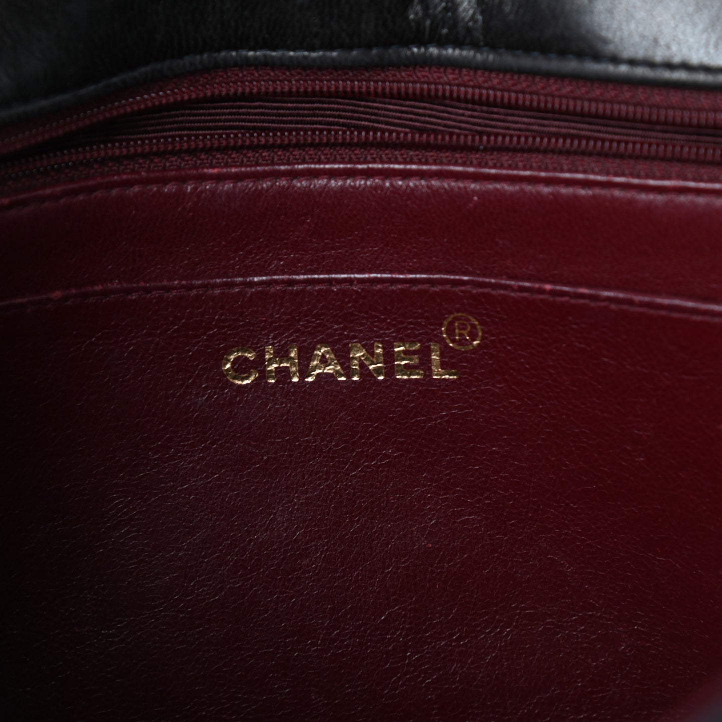 Lambskin Quilted Medium Single Flap Brown