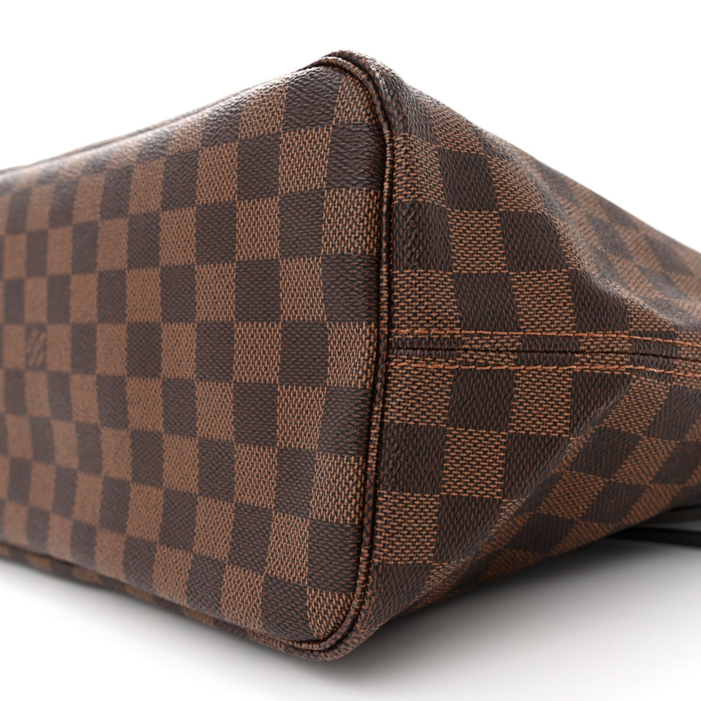 LOUIS VUITTON Damier Ebene Neo Neverfull MM Rose Ballerine