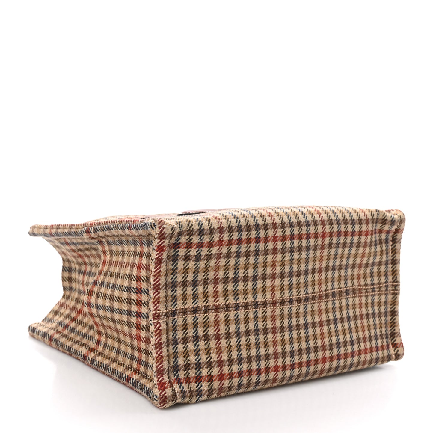 Tweed Calfskin Triomphe Small Cabas Thais Multicolor