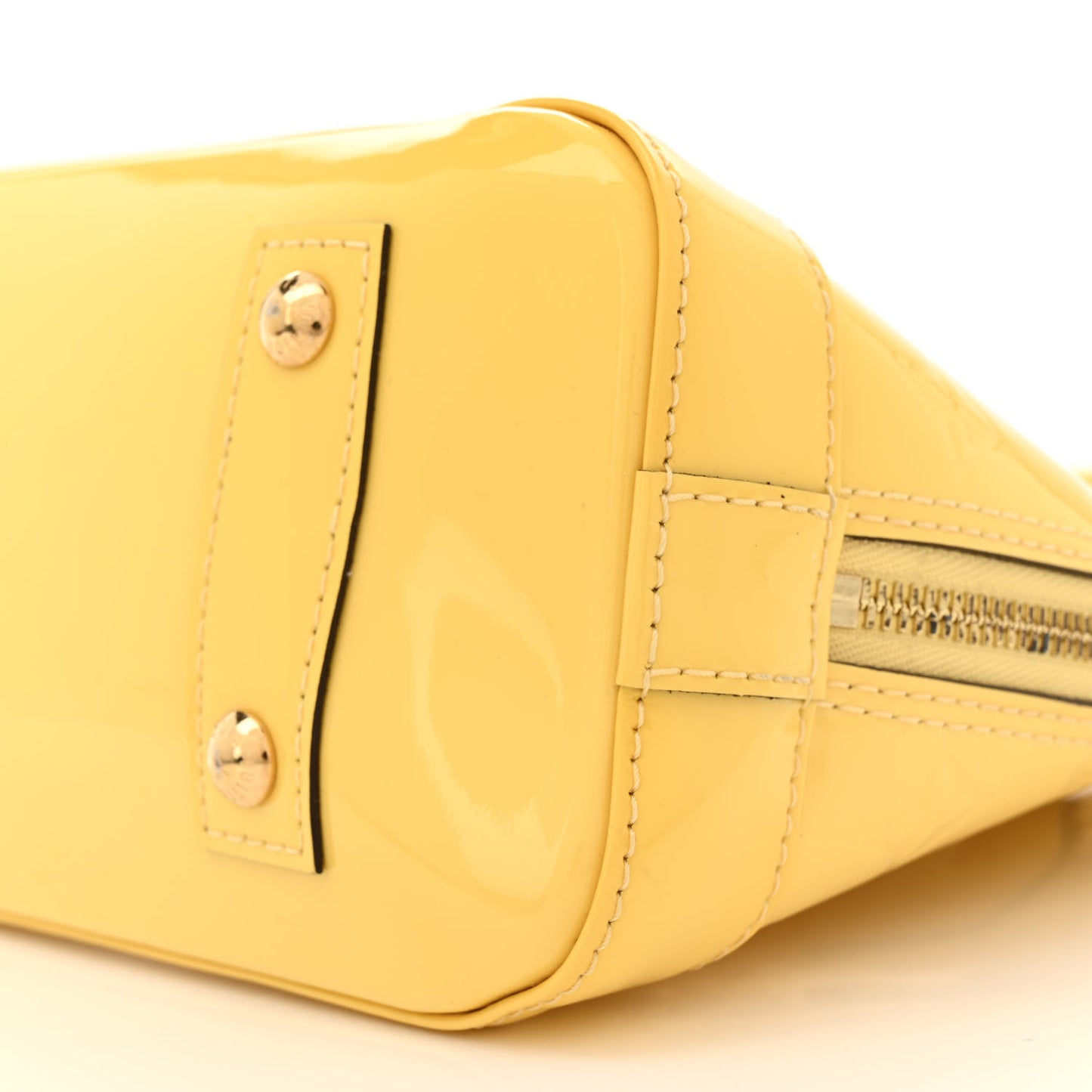 LOUIS VUITTON Vernis Alma BB Citrine