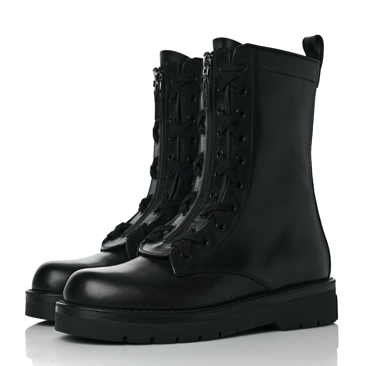 Calfskin XCombat 20/40mm Boots 39.5 Black