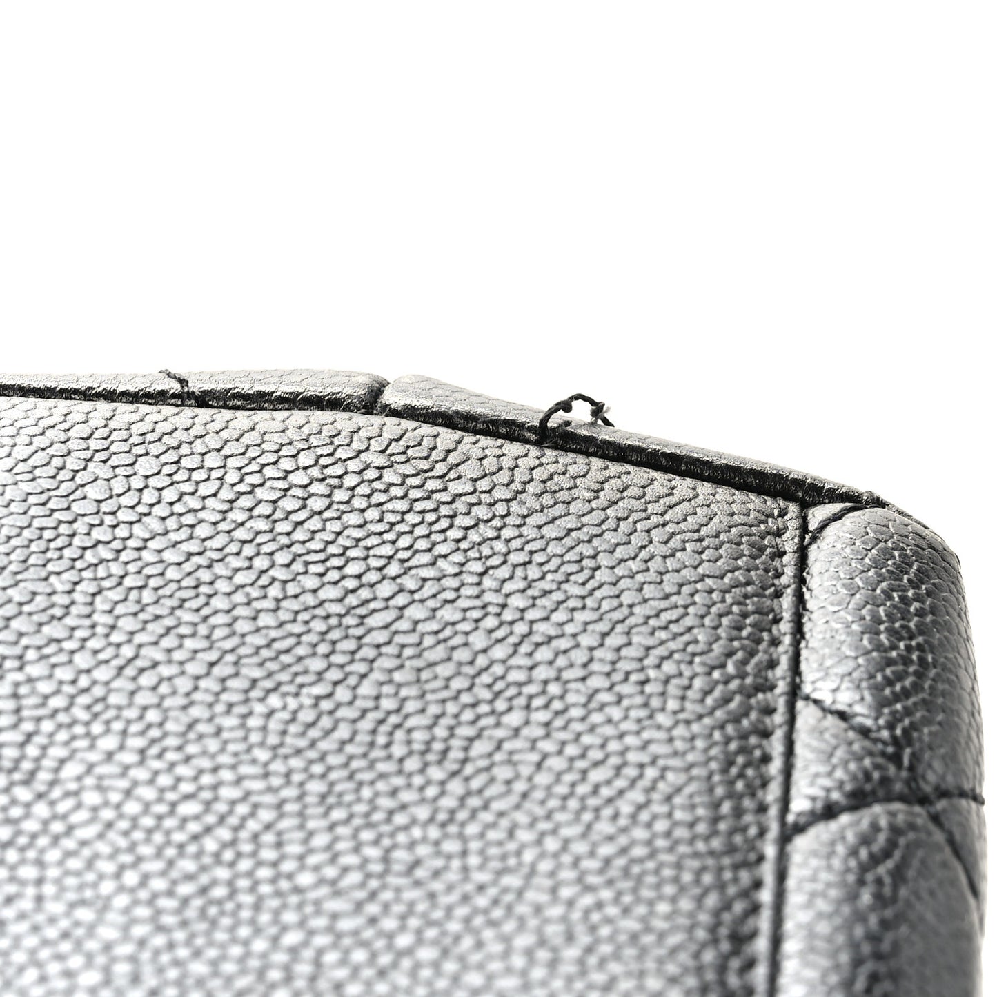 Caviar Quilted Jumbo Kelly Flap Black