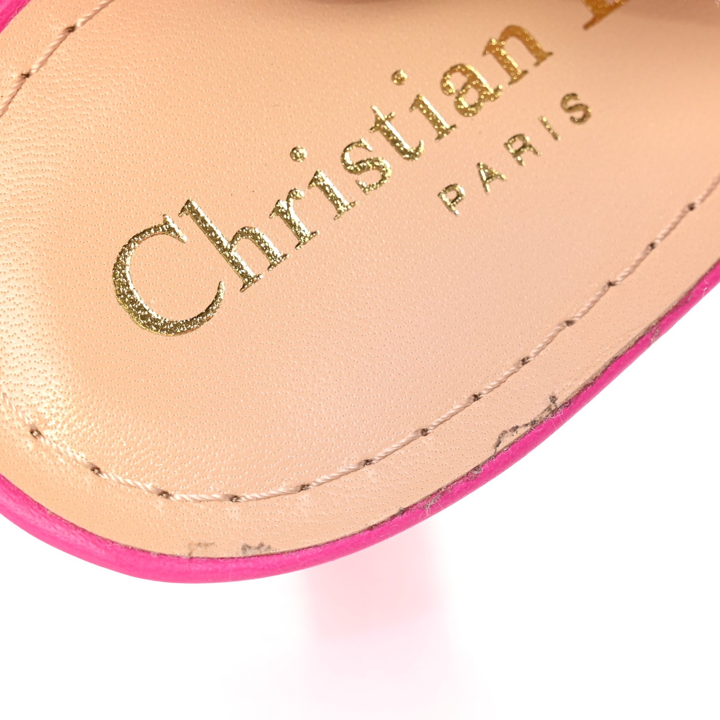 Satin Ribbon Embroidered J'Adior Slingback 65mm Pumps 37.5 Rani Pink