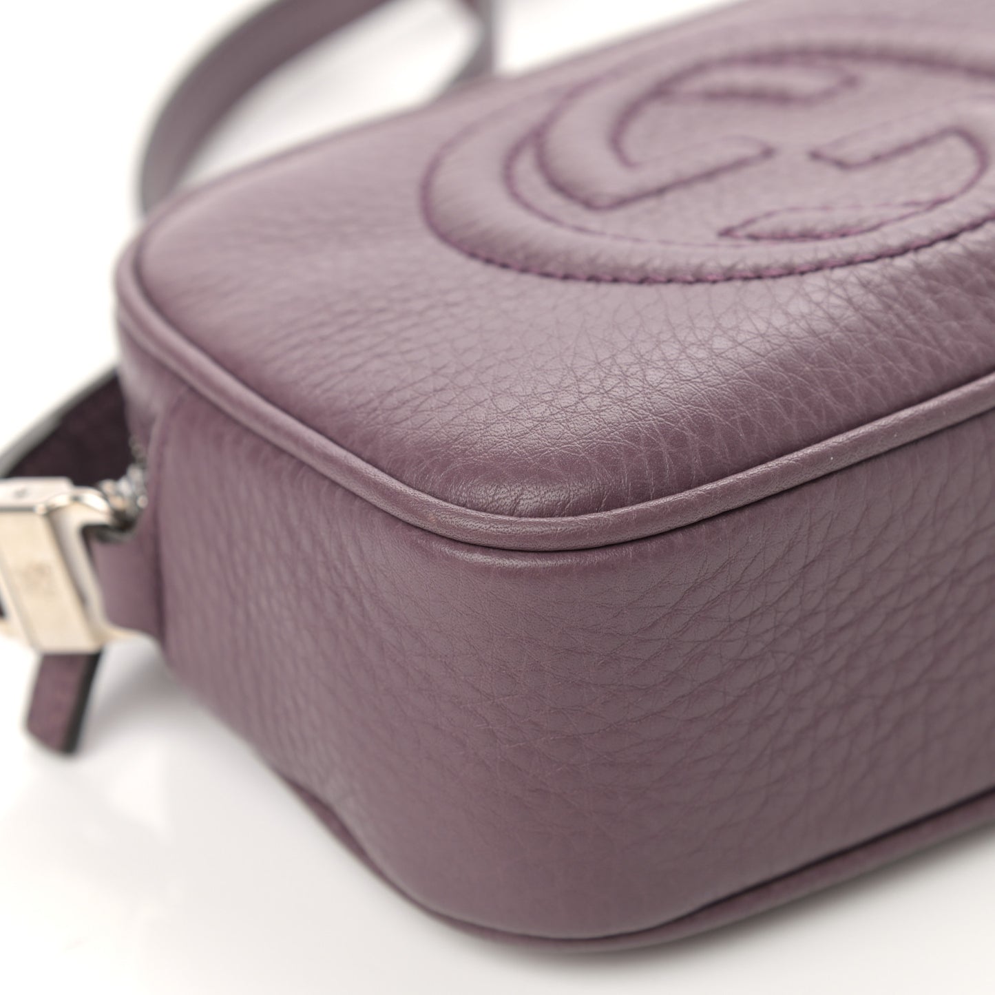 Pebbled Calfskin Children's Mini Soho Disco Messenger Bag Peonia Flower