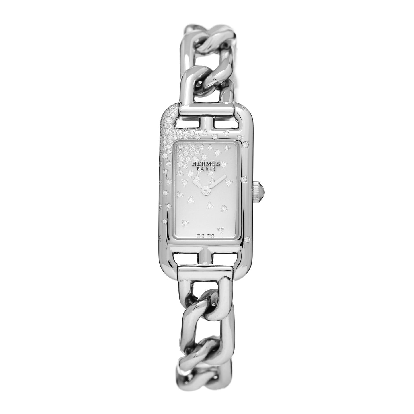 Stainless Steel Diamond 17mm Nantucket Jete De Diamants Quartz Watch