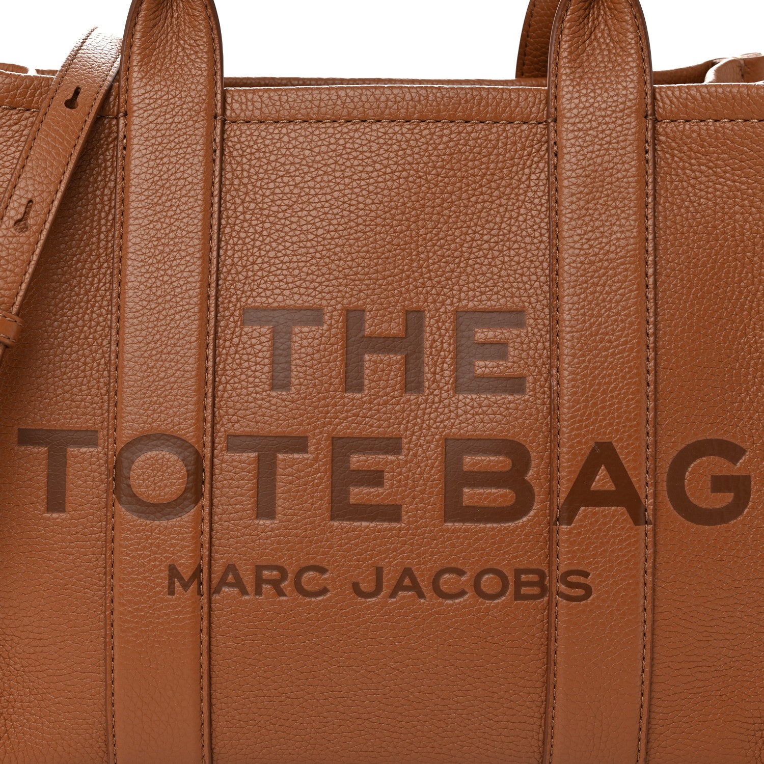 Marc Jacobs Grained Calfskin Medium The Tote Bag Argan Oil 8 of 10