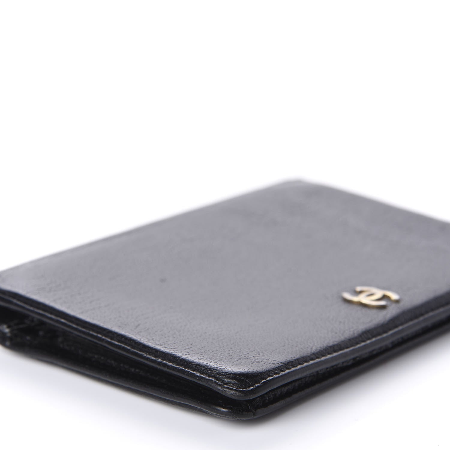 Chanel Goatskin CC Bi-Fold Wallet Black 6 of 10