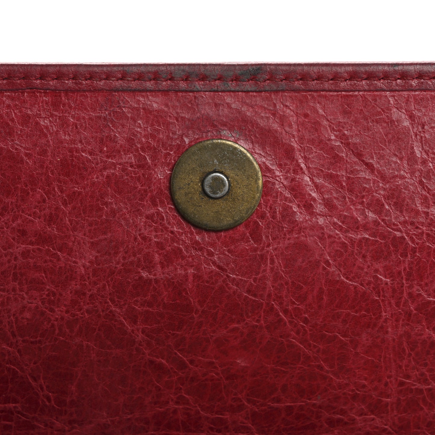 Agneau Gold Hardware Continental Zip Around Wallet Rose Thulian