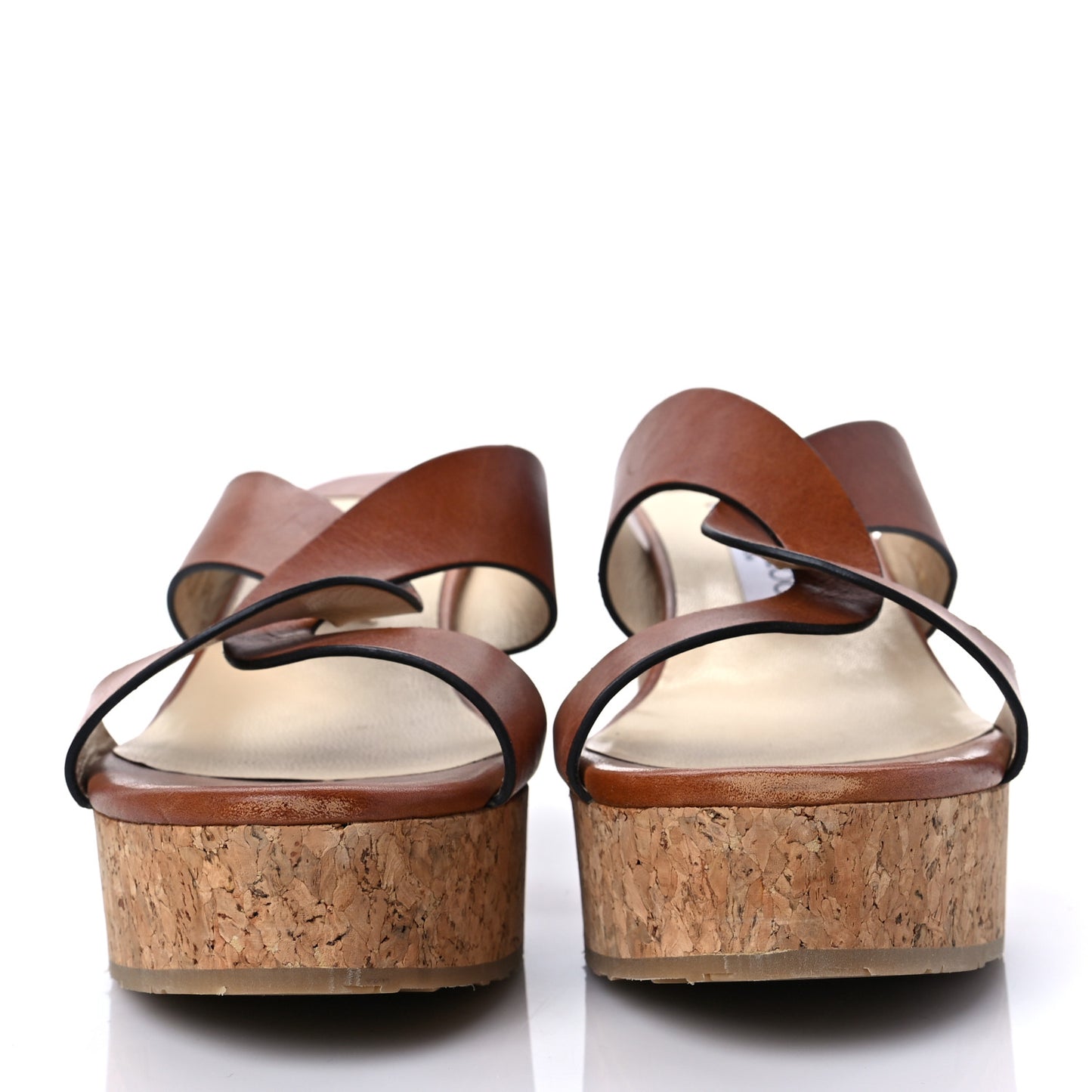 Nappa Atia Wedges 40 Brown