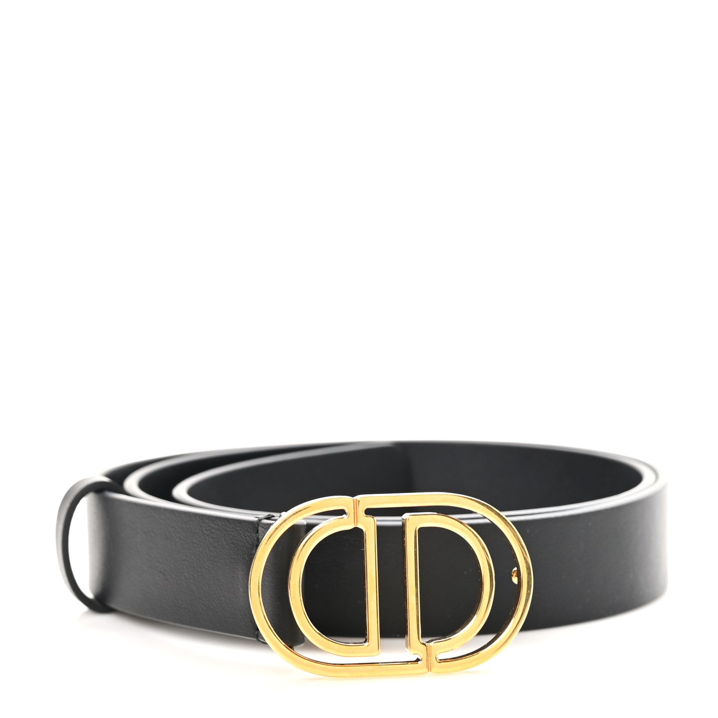 Calfskin 30 Montaigne Cut-Out CD Belt 80 32 Black