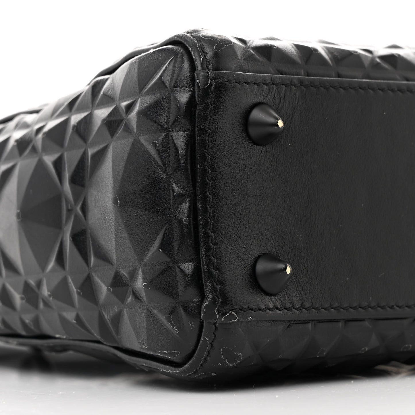 Calfskin Cannage Diamond Small My ABCDior Lady Dior Black