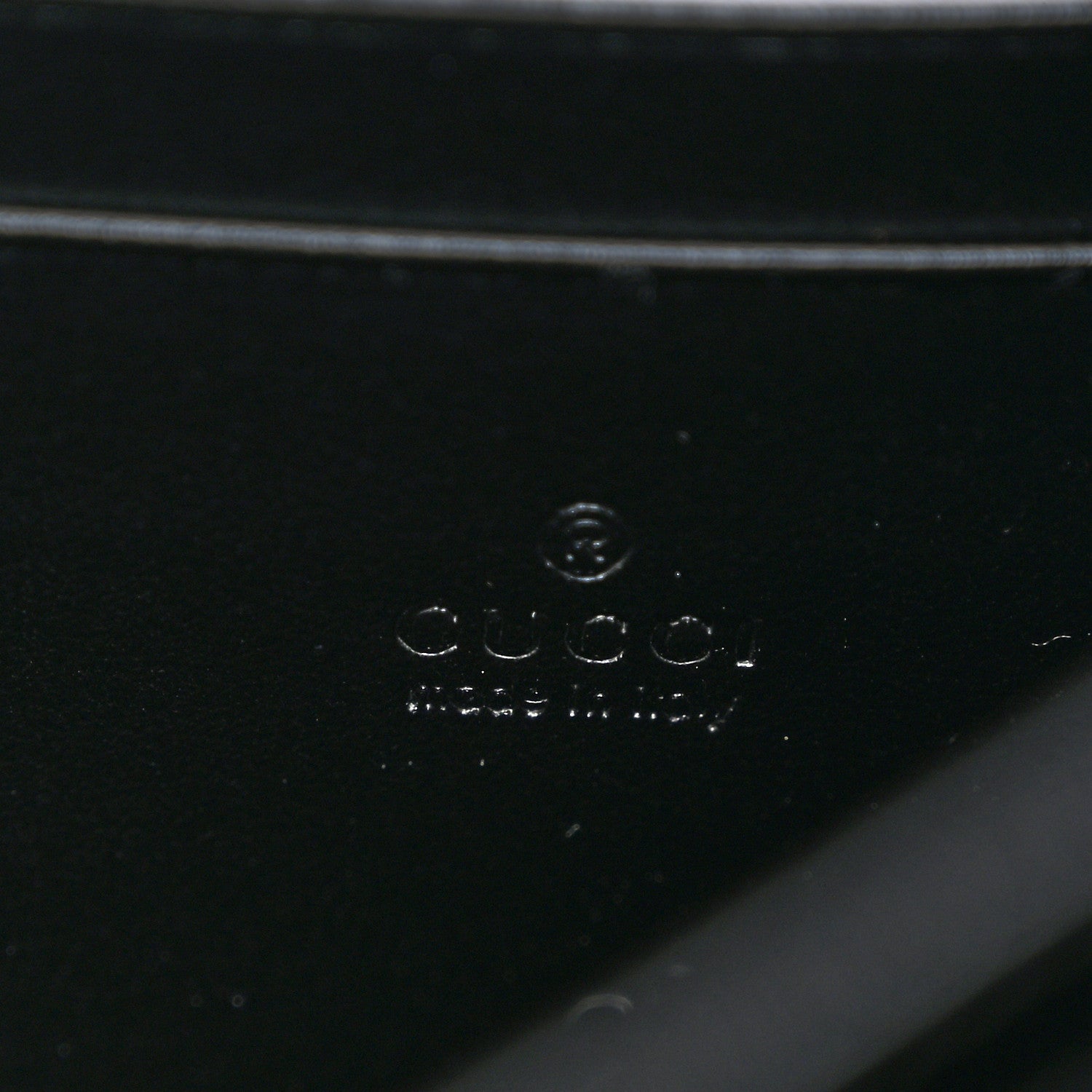 Gucci Calfskin Matelasse GG Marmont Chain Wallet Black 6 of 12