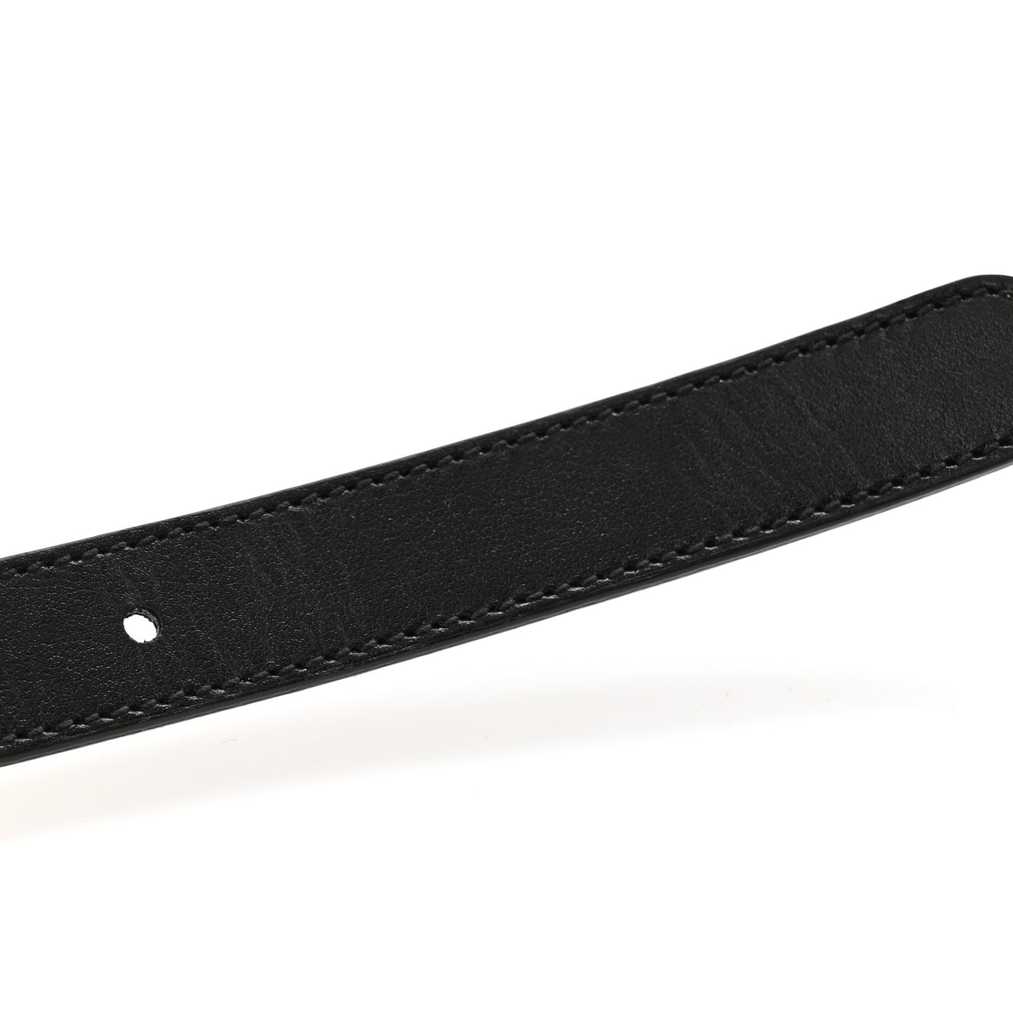 Calfskin GG Supreme Monogram Double G Reversible 20mm Belt 80 32 Beige Ebony Black