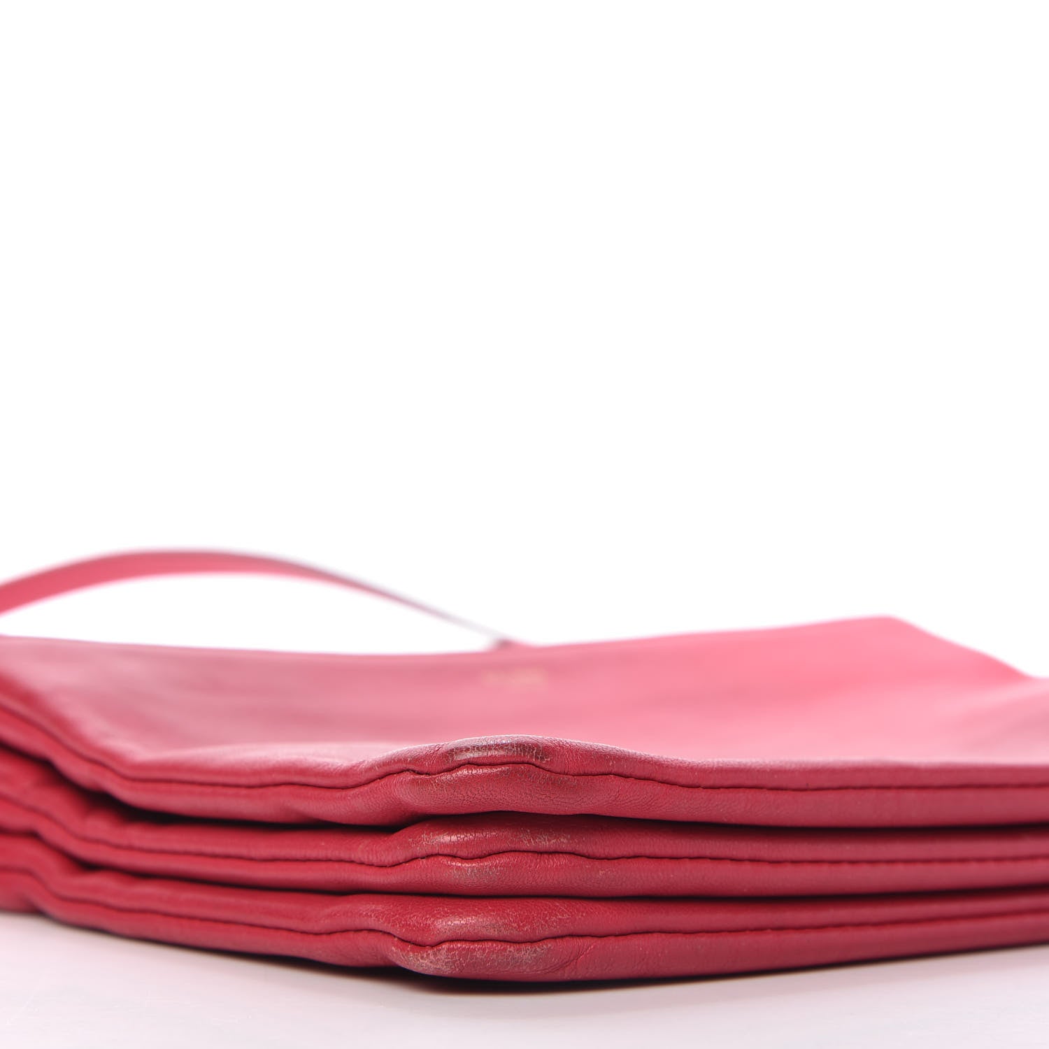 Celine Lambskin Small Trio Crossbody Bag Fuchsia 8 of 13