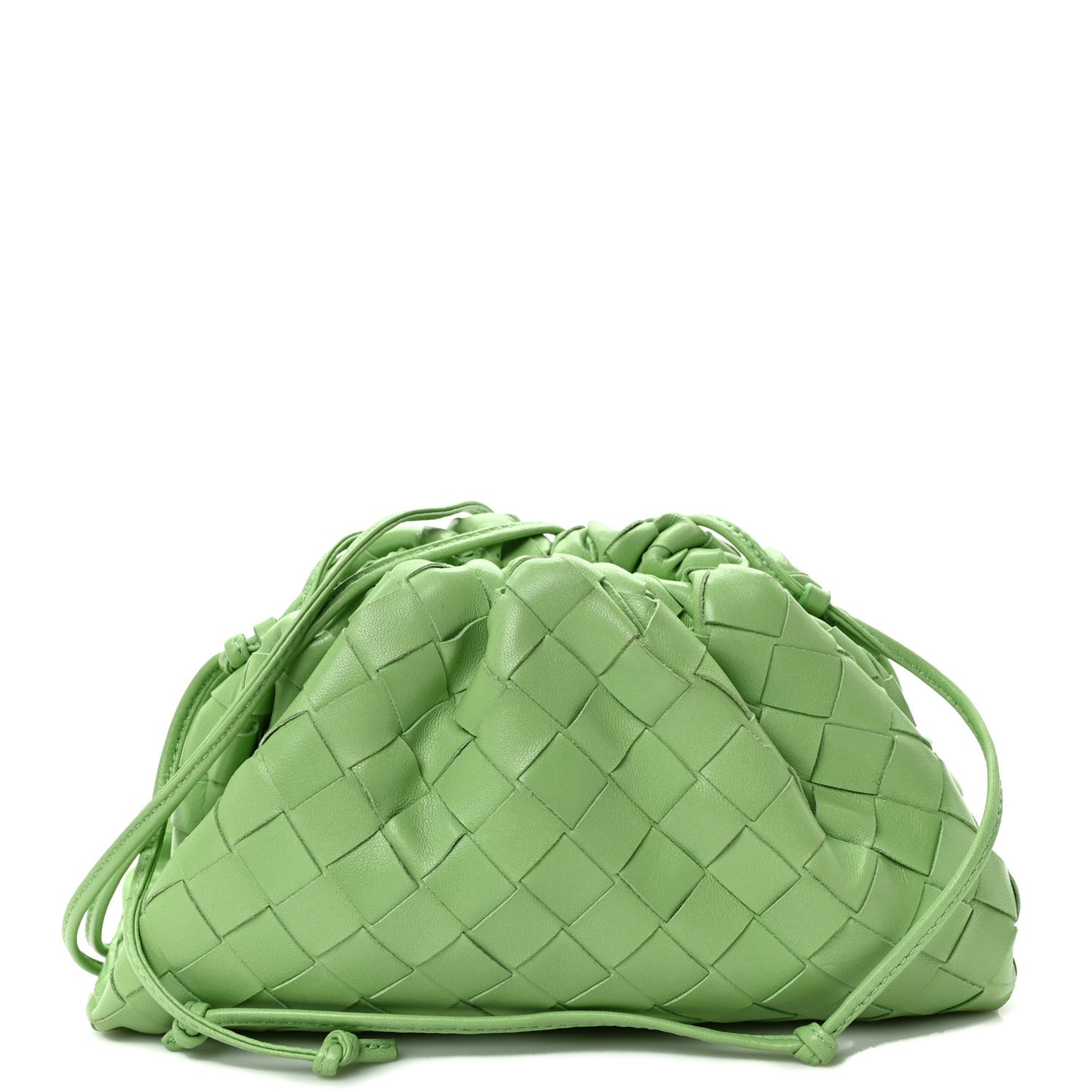 Nappa Intrecciato The Mini Pouch Pistachio