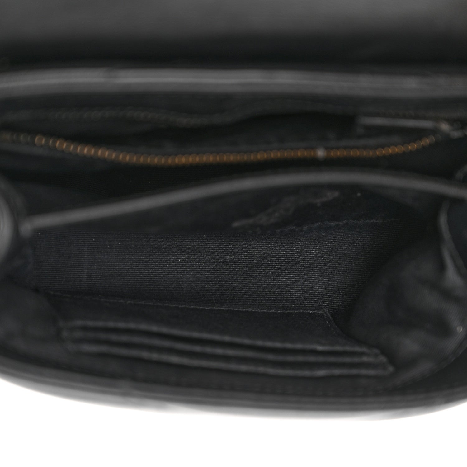 Saint Laurent Calfskin Y Quilted Monogram Monochrome Toy Loulou Crossbody Bag Black 5 of 12