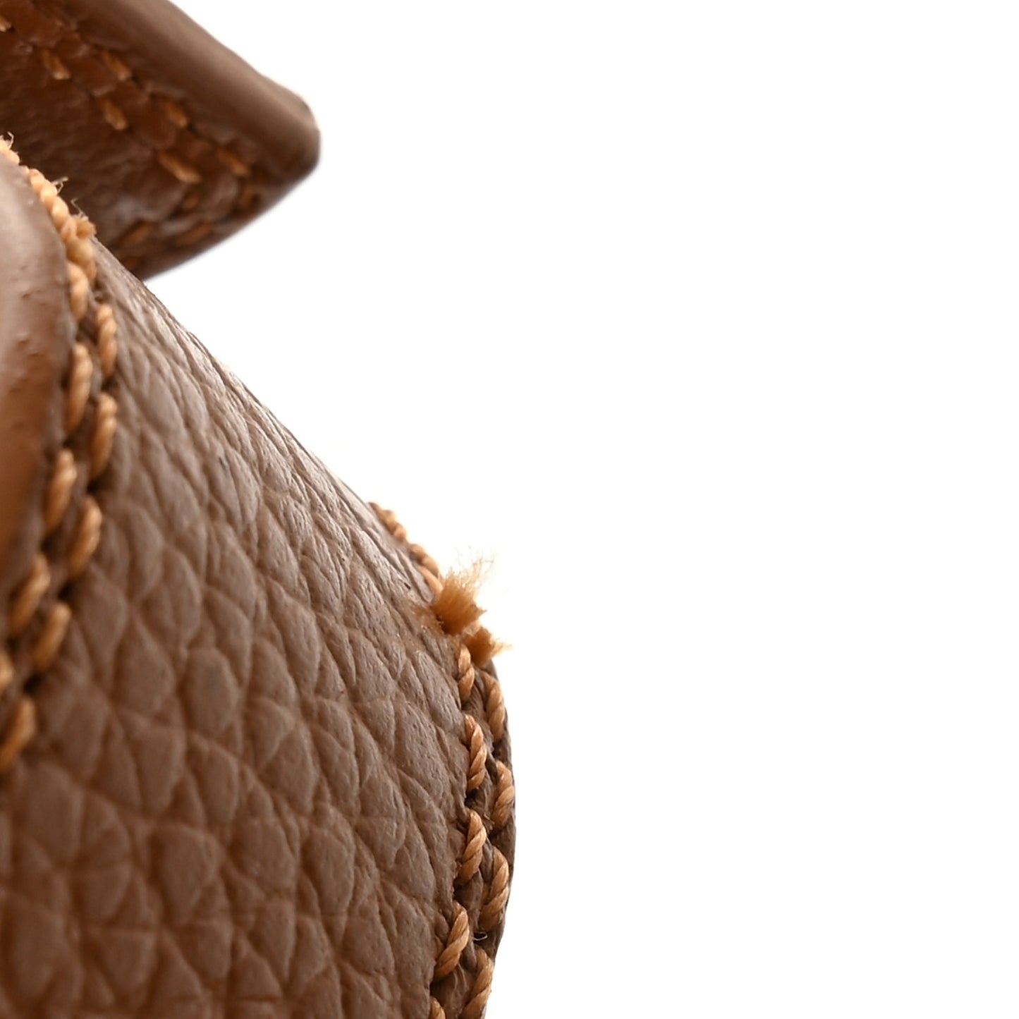 Grained Calfskin Horizon Platform Sandals 41 Cognac