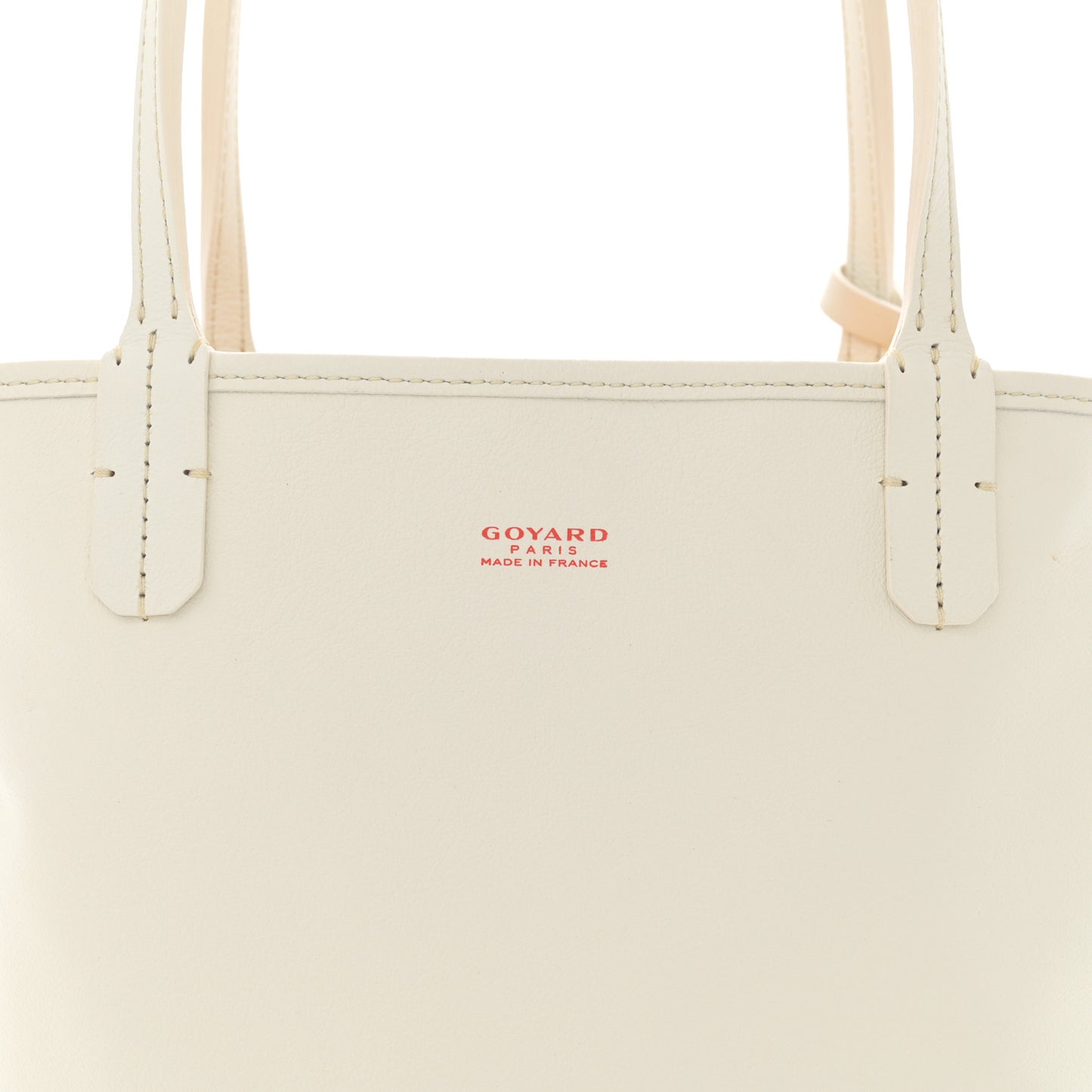 Goyardine Reversible Mini Anjou White