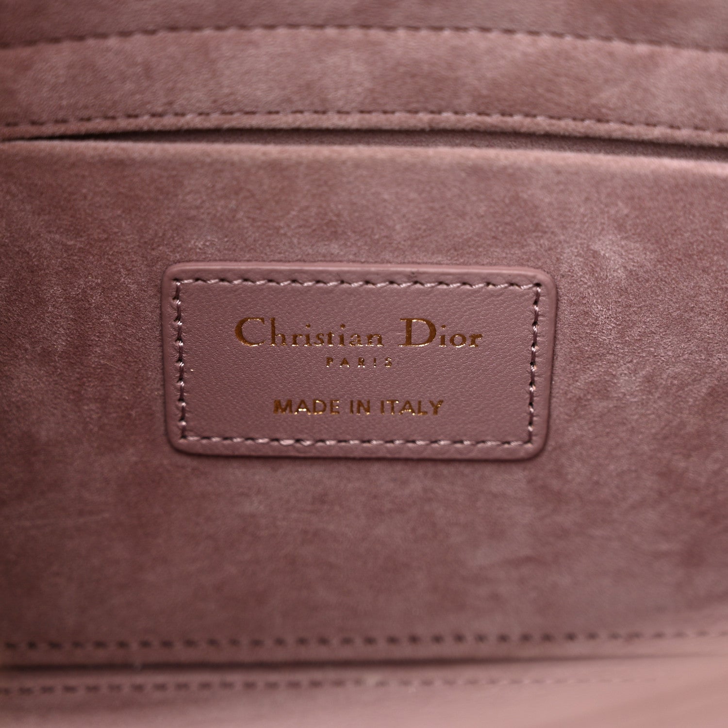 Christian Dior CHRISTIAN DIOR Lambskin Cannage Medium Lady D-Joy Peony Pink 6 of 10