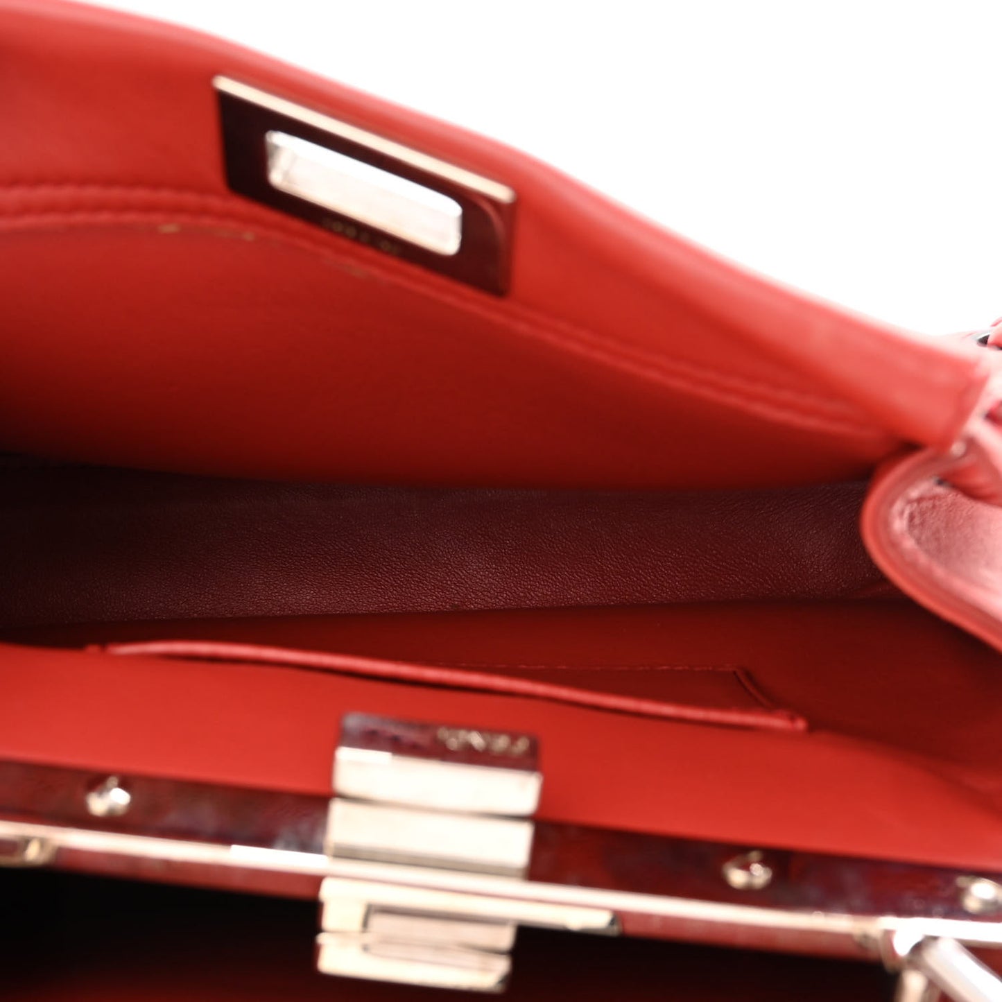 Nappa Lace Up Mini Peekaboo Iconic Satchel Bloody Mary