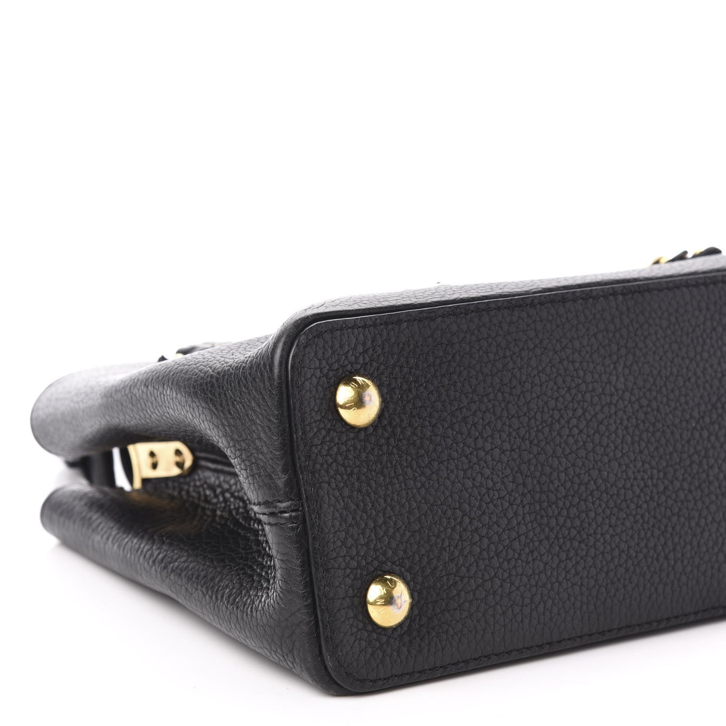 Taurillon Metallic Flowers Capucines PM Black