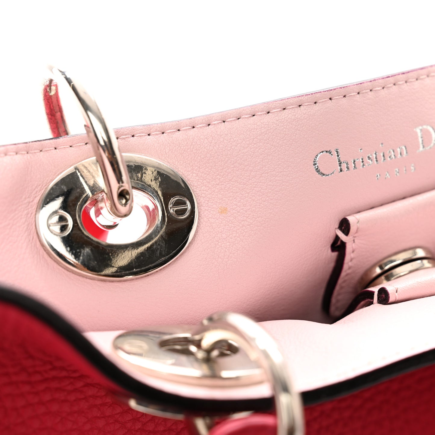Bullcalf Large Diorissimo Tote Fuchsia