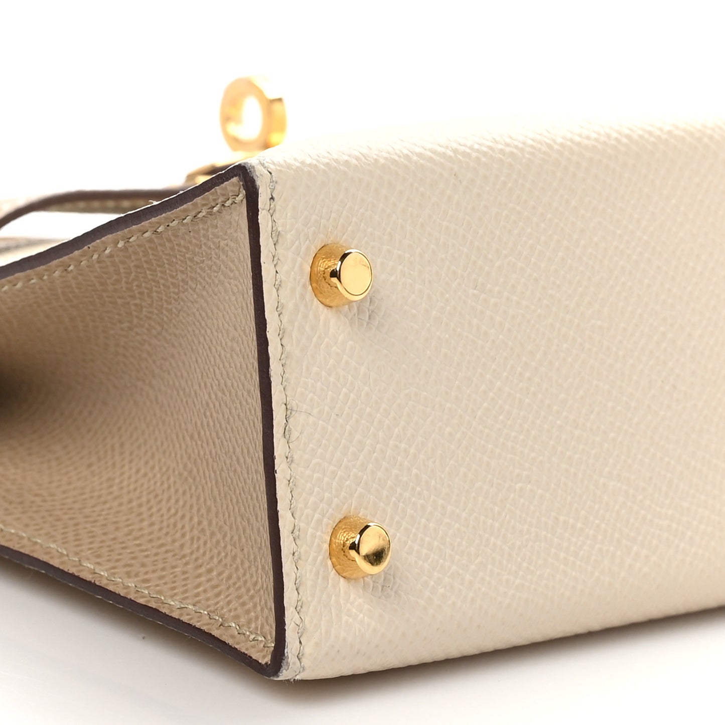 Epsom Horseshoe Mini Kelly Sellier 20 Craie Trench