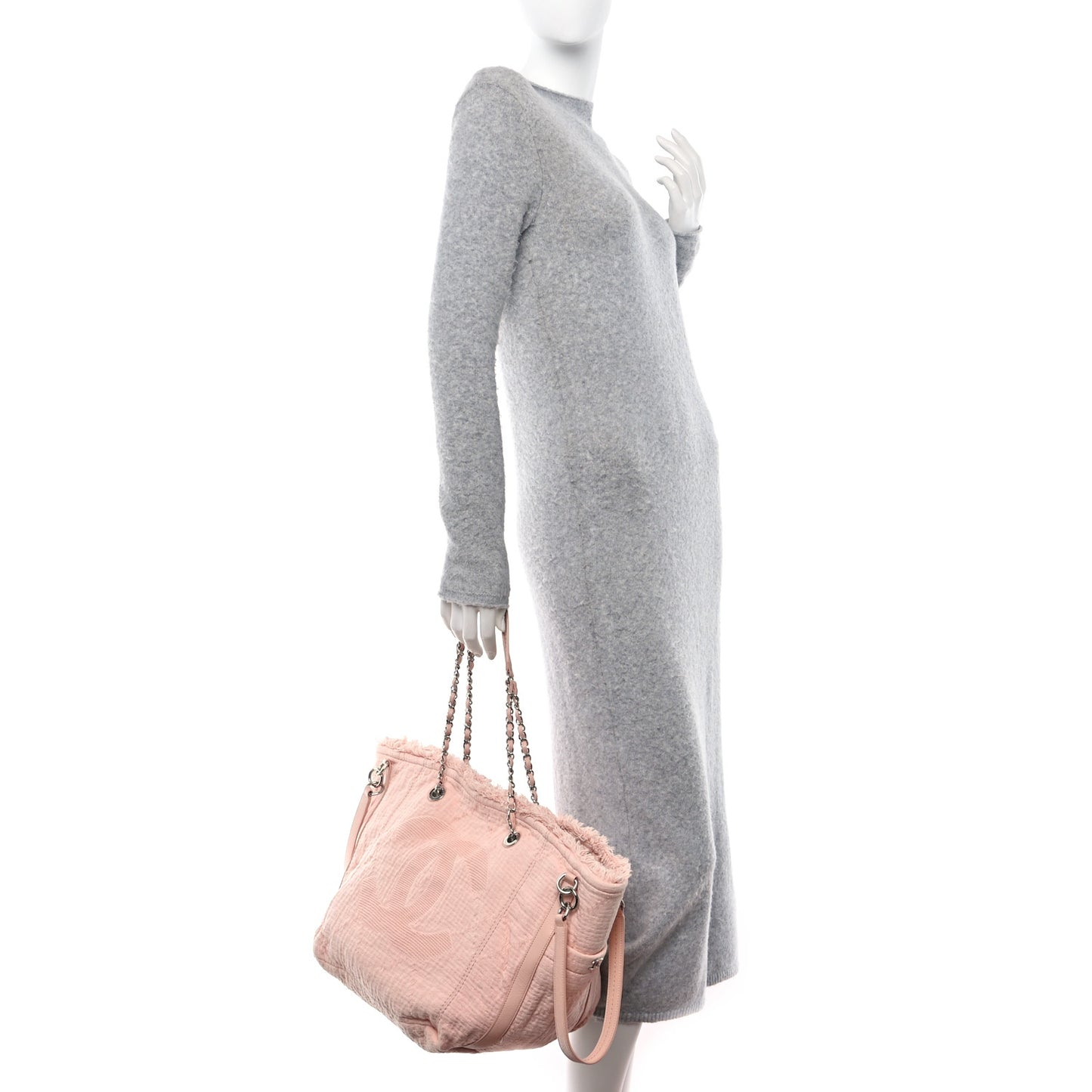 Canvas Small Double Face Tote Light Pink