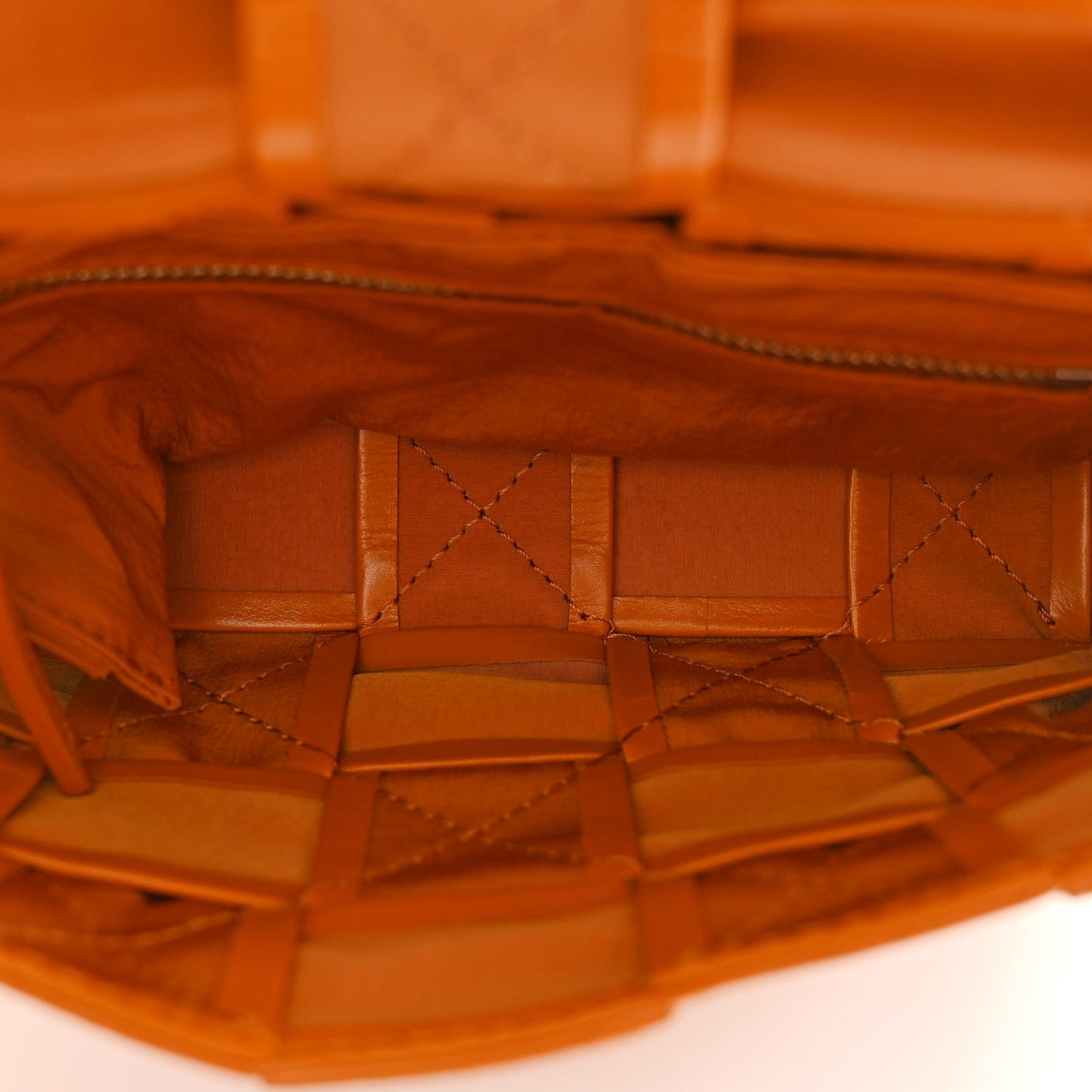 Paper Calfskin Maxi Intrecciato Small Cassette Crossbody Bag Cob