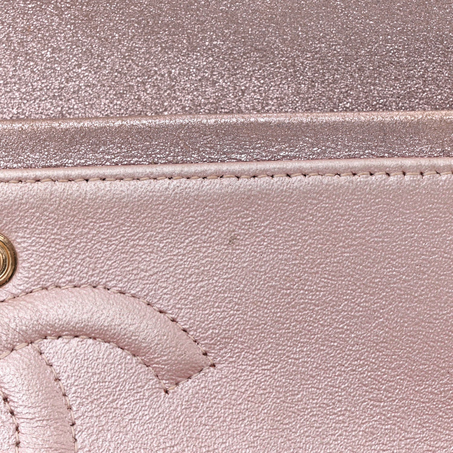 Chanel Iridescent Calfskin Quilted Medium Double Flap Light Pink 12 of 12