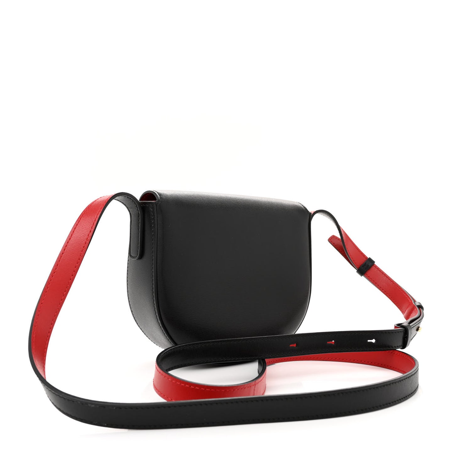 Calfskin Gancini City Crossbody Black