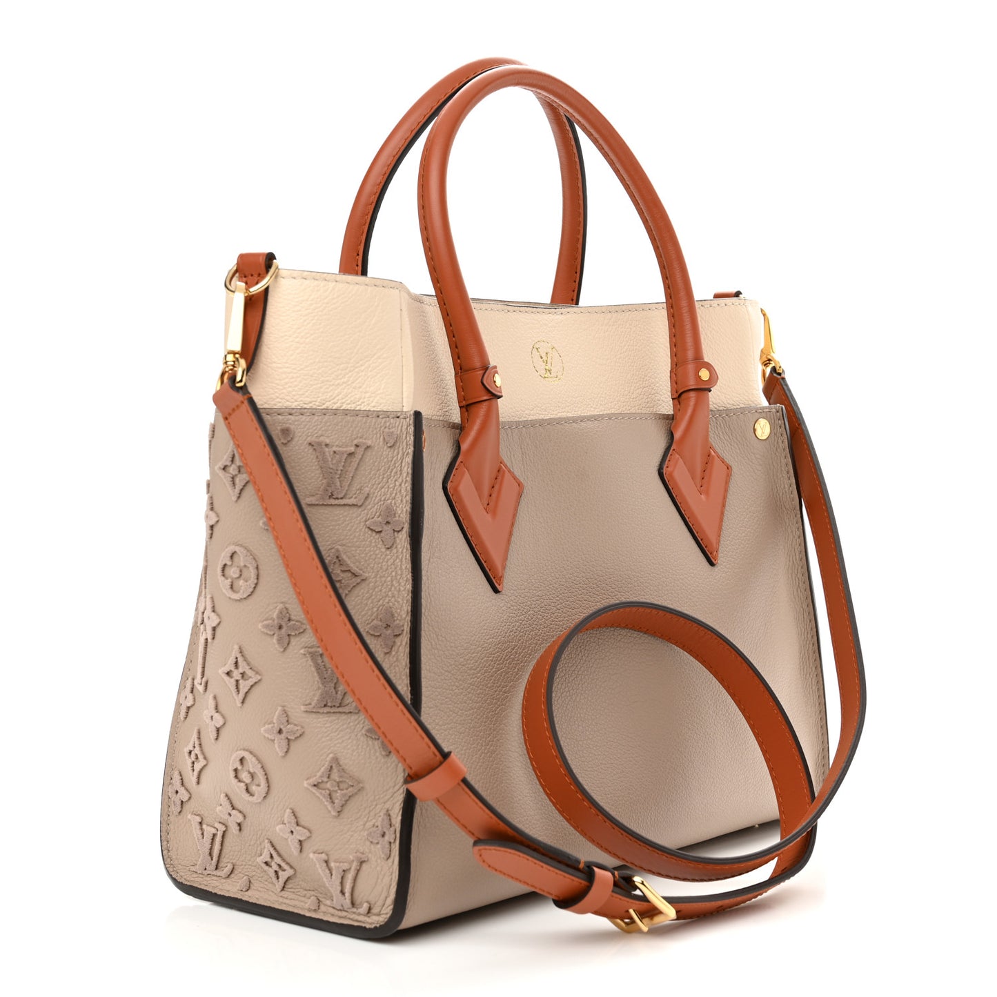 Calfskin Monogram Tufting On My Side Galet