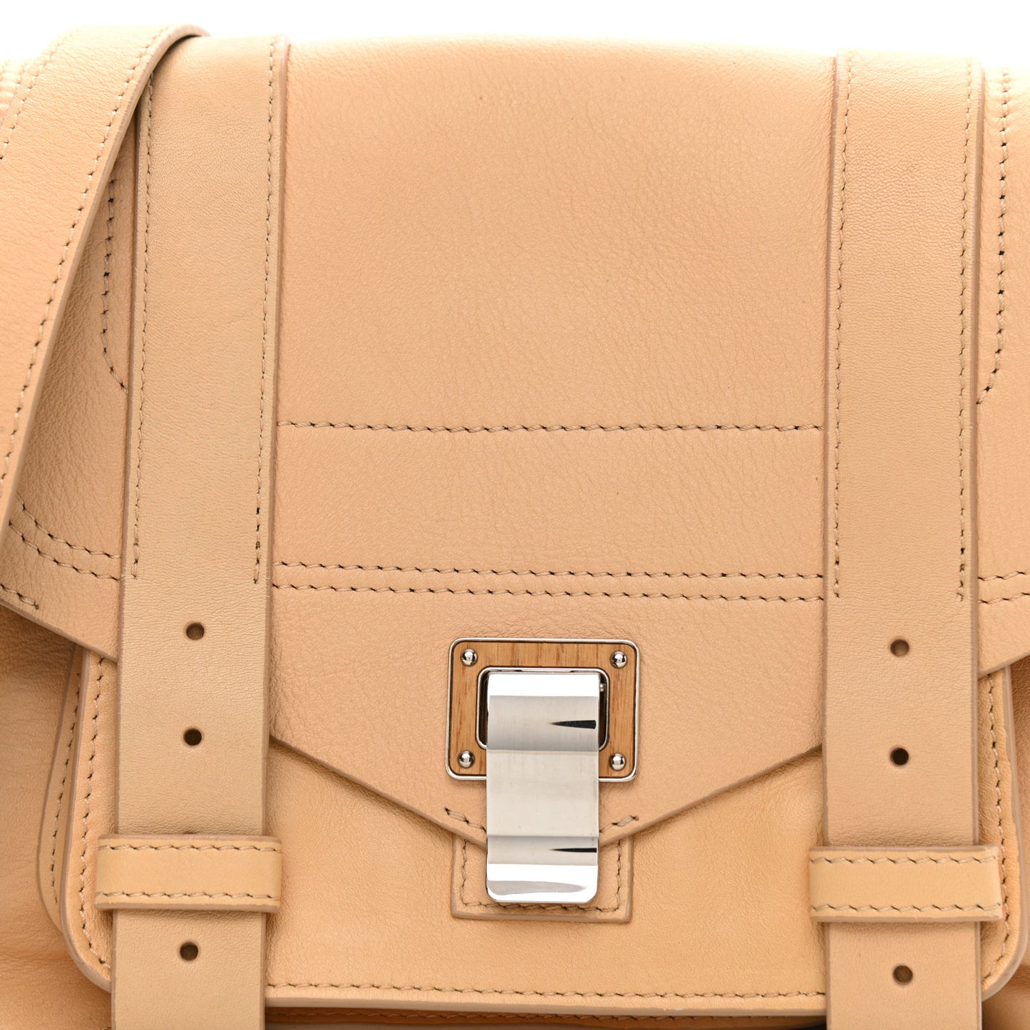 Lambskin PS1 Mini Pouch Messenger Beige