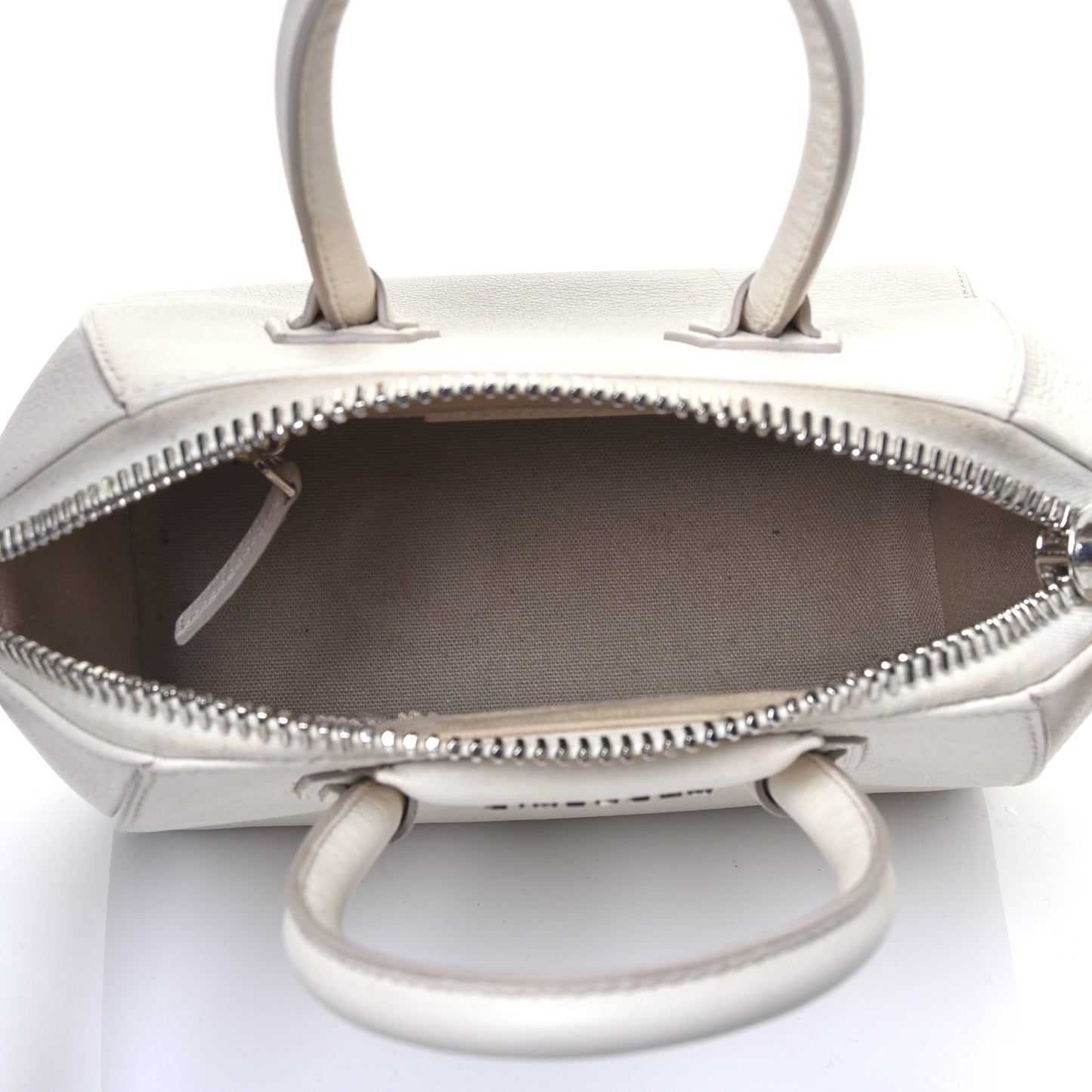 Sugar Goatskin Small Antigona Off White