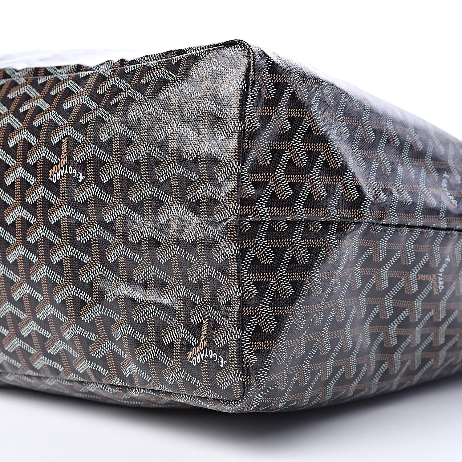 Goyard Goyardine Saint Louis GM Black Gold 10 of 10